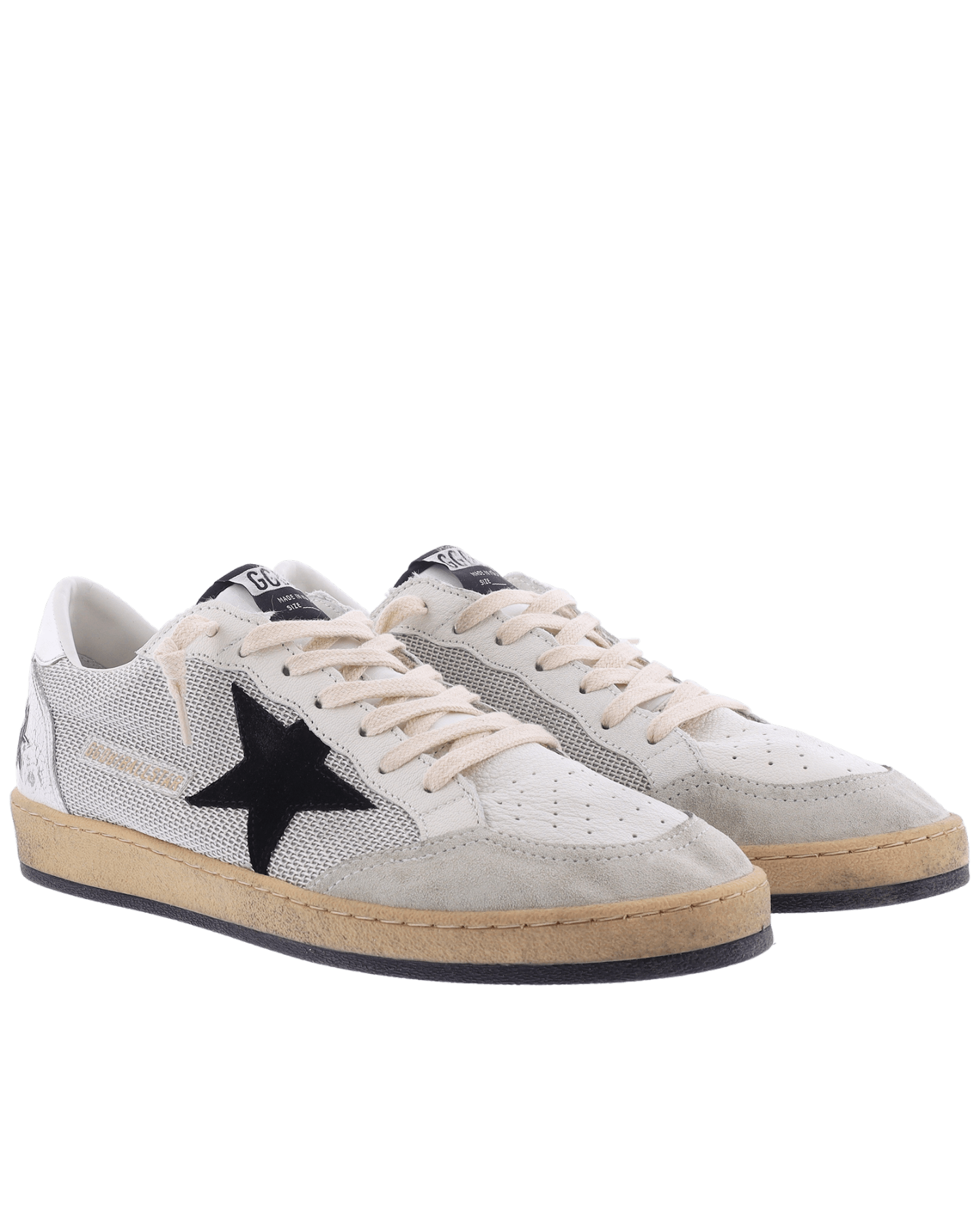 Heren Ball Star Sneaker Wit/Net
