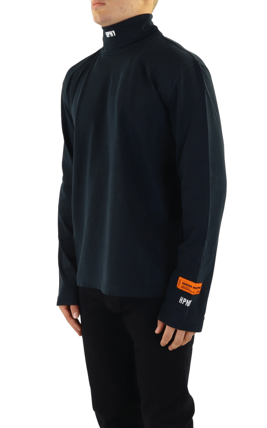 Heren Hpny Emb Rollneck