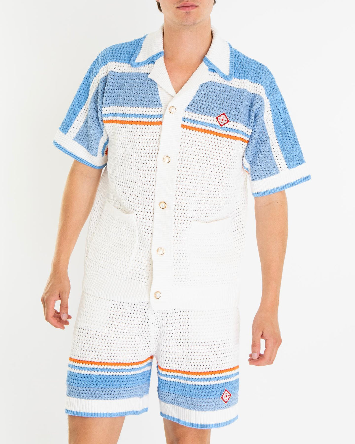 Heren Crochet Shirt
