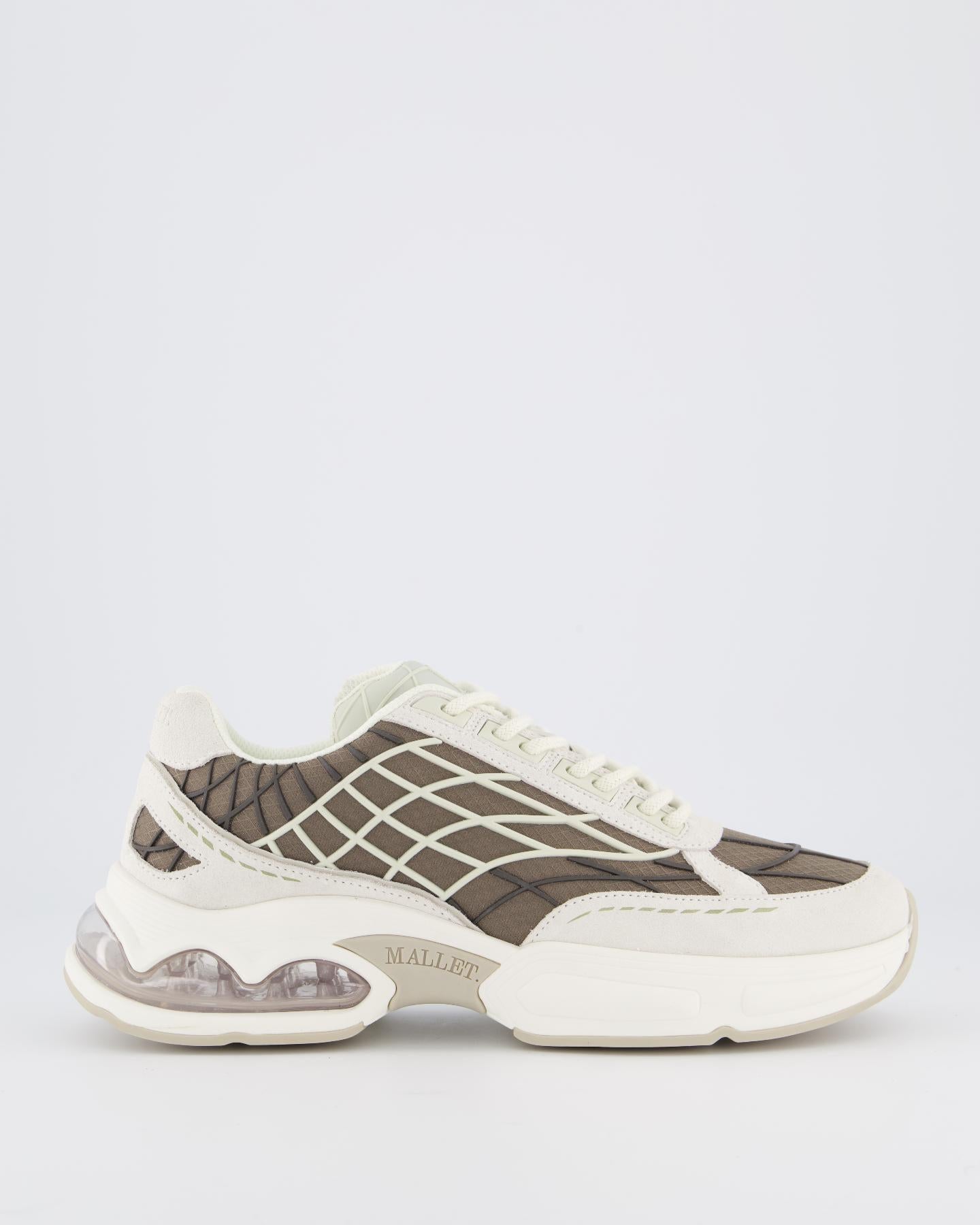 Heren Neptun Dip Sneaker Wit/Beige