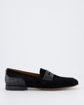 DG Plaque Herren-Loafer, Schwarz — huidige kleur