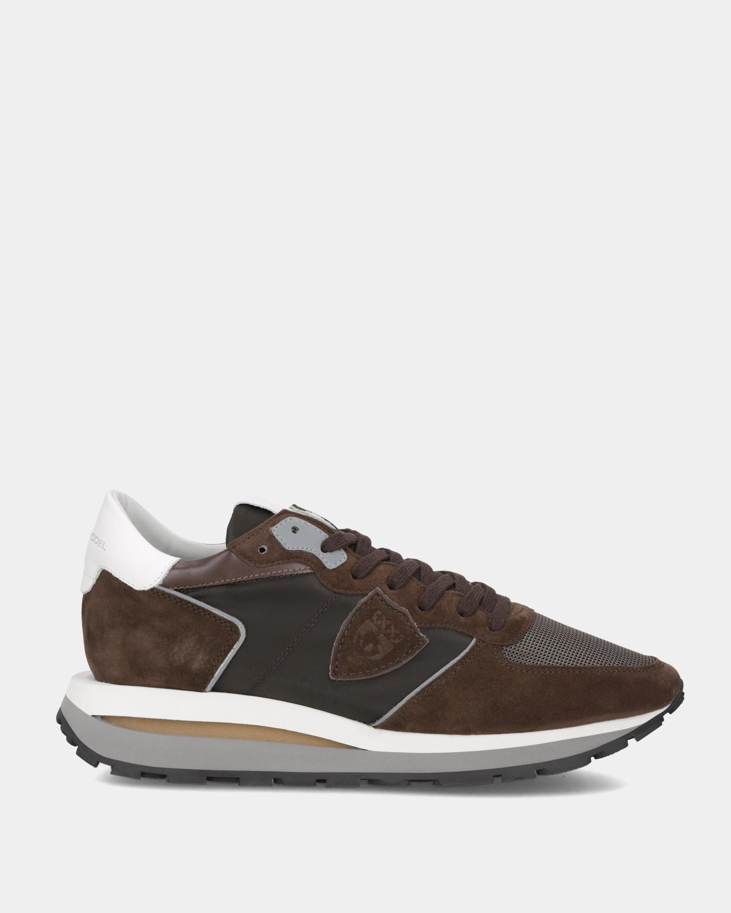 Heren Tropez Haute Sneaker Bruin