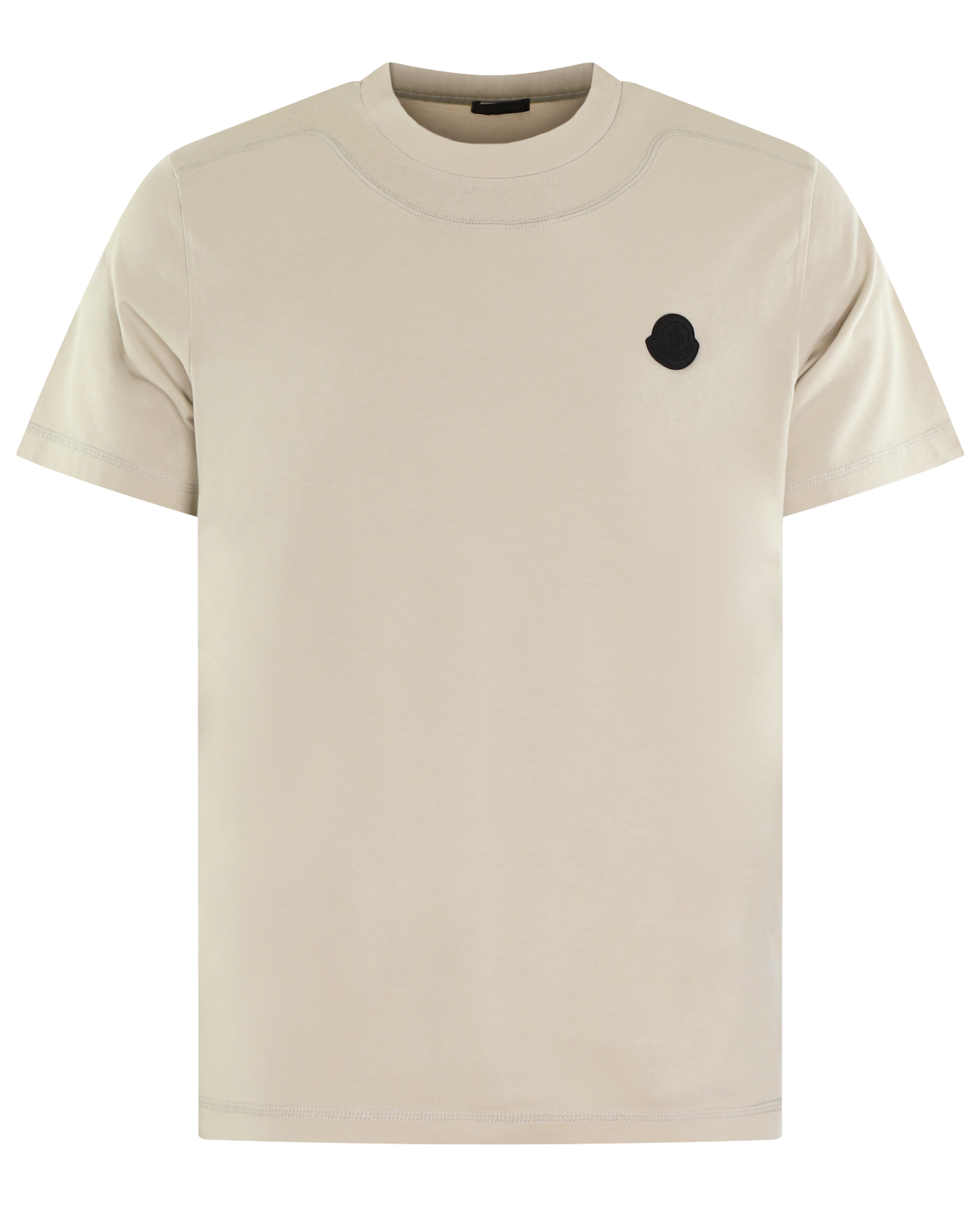 Heren Logopatch T-Shirt Beige