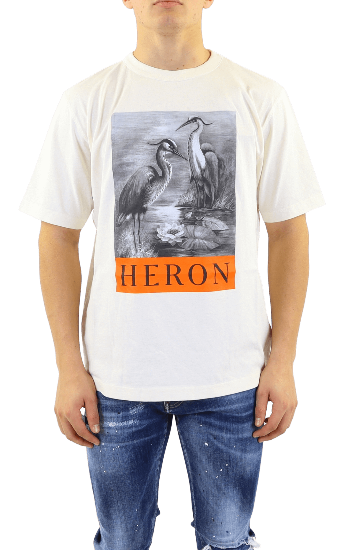 Heren Nf Heron Bw Ss Tee