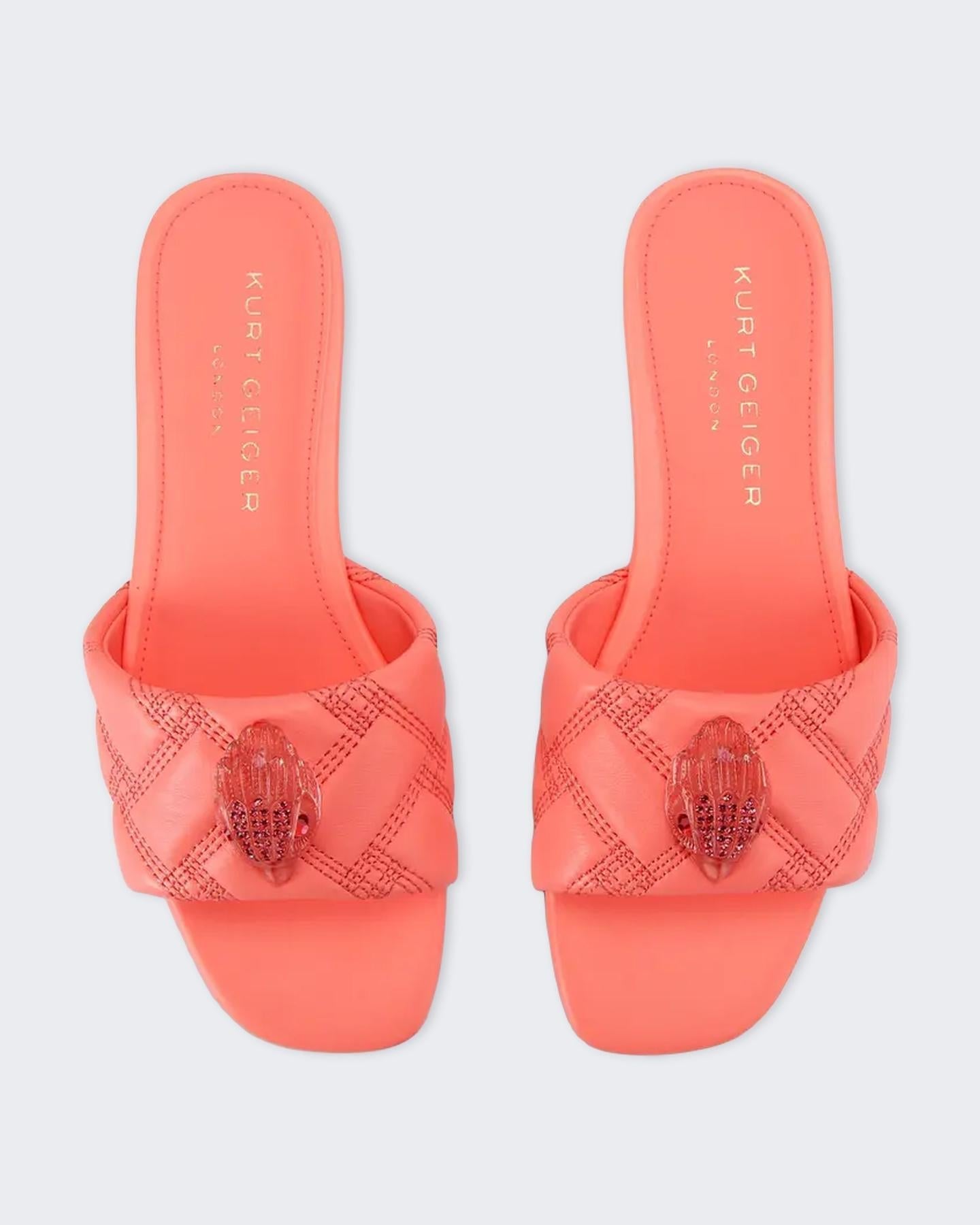 Kurt Geiger Dames Kensington Flat Sandal - Eleganza.nl