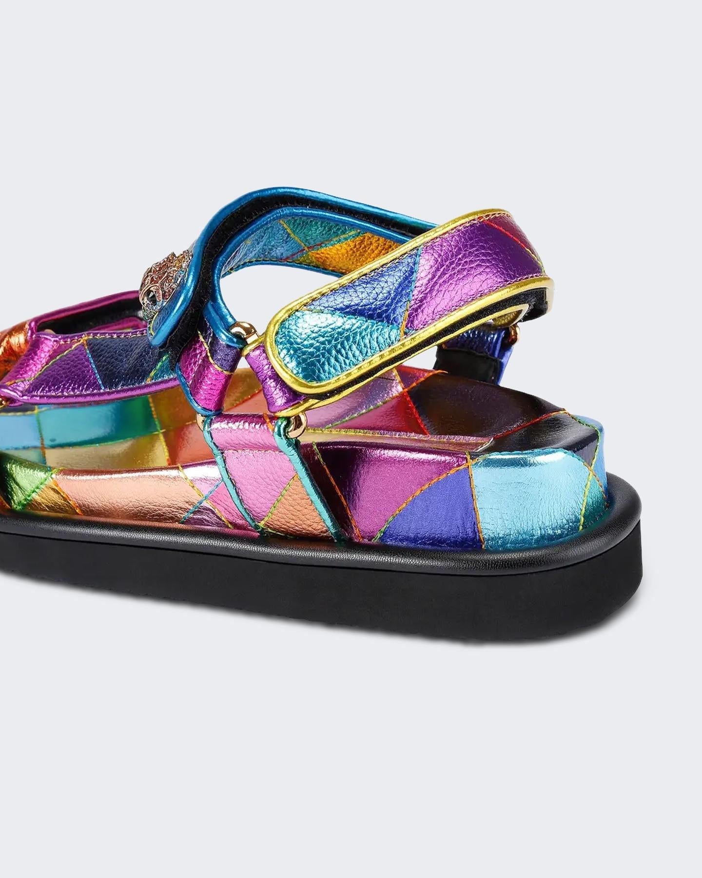 Kurt Geiger Dames Orson Sandaal Zwart - Eleganza.nl