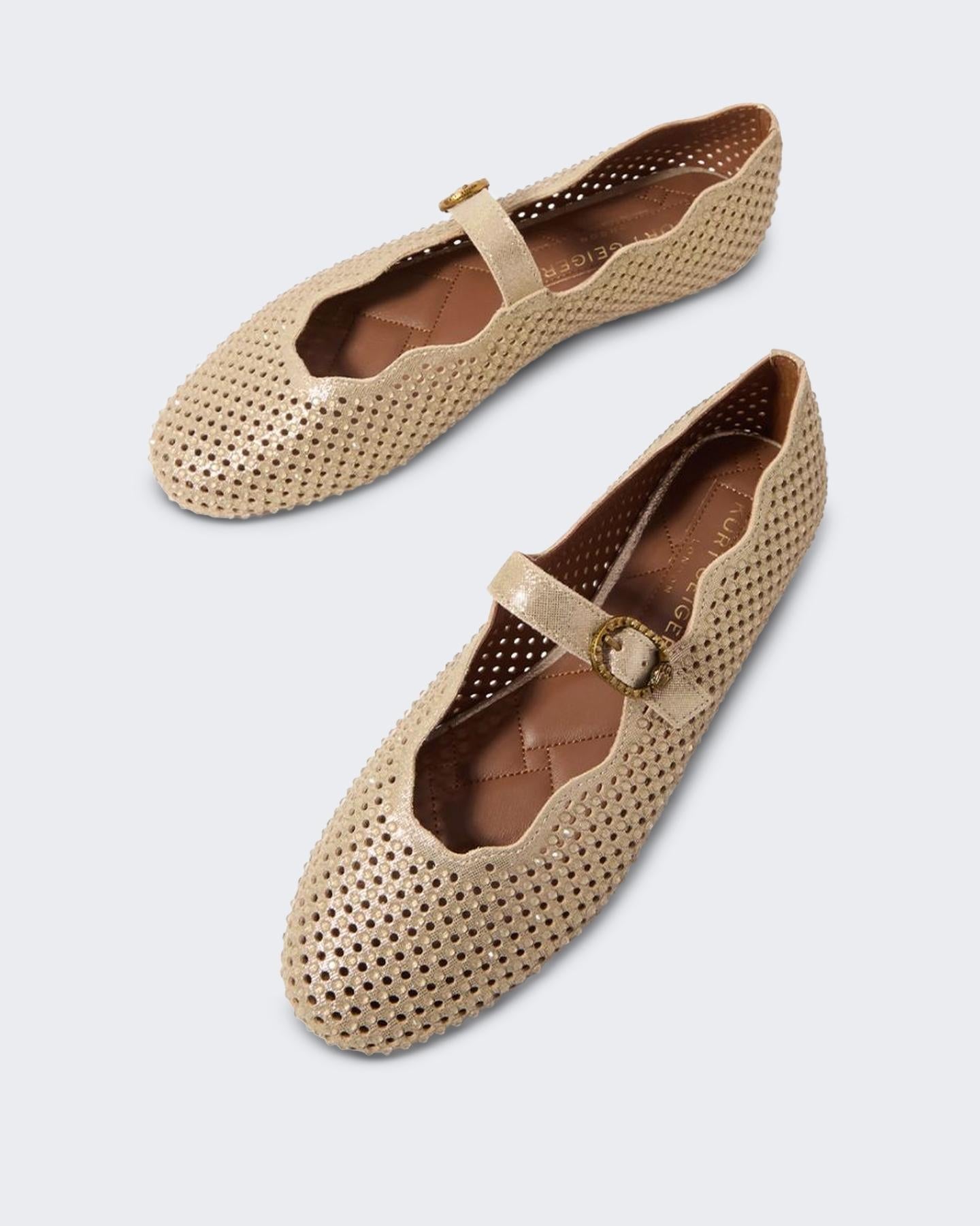 Kurt Geiger Dames Wavy Mayfair Ballet Flat - Eleganza.nl