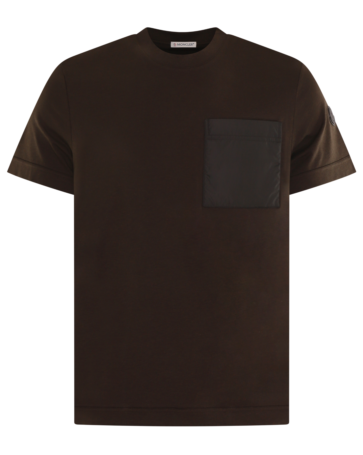 Heren Pocket T-Shirt Bruin