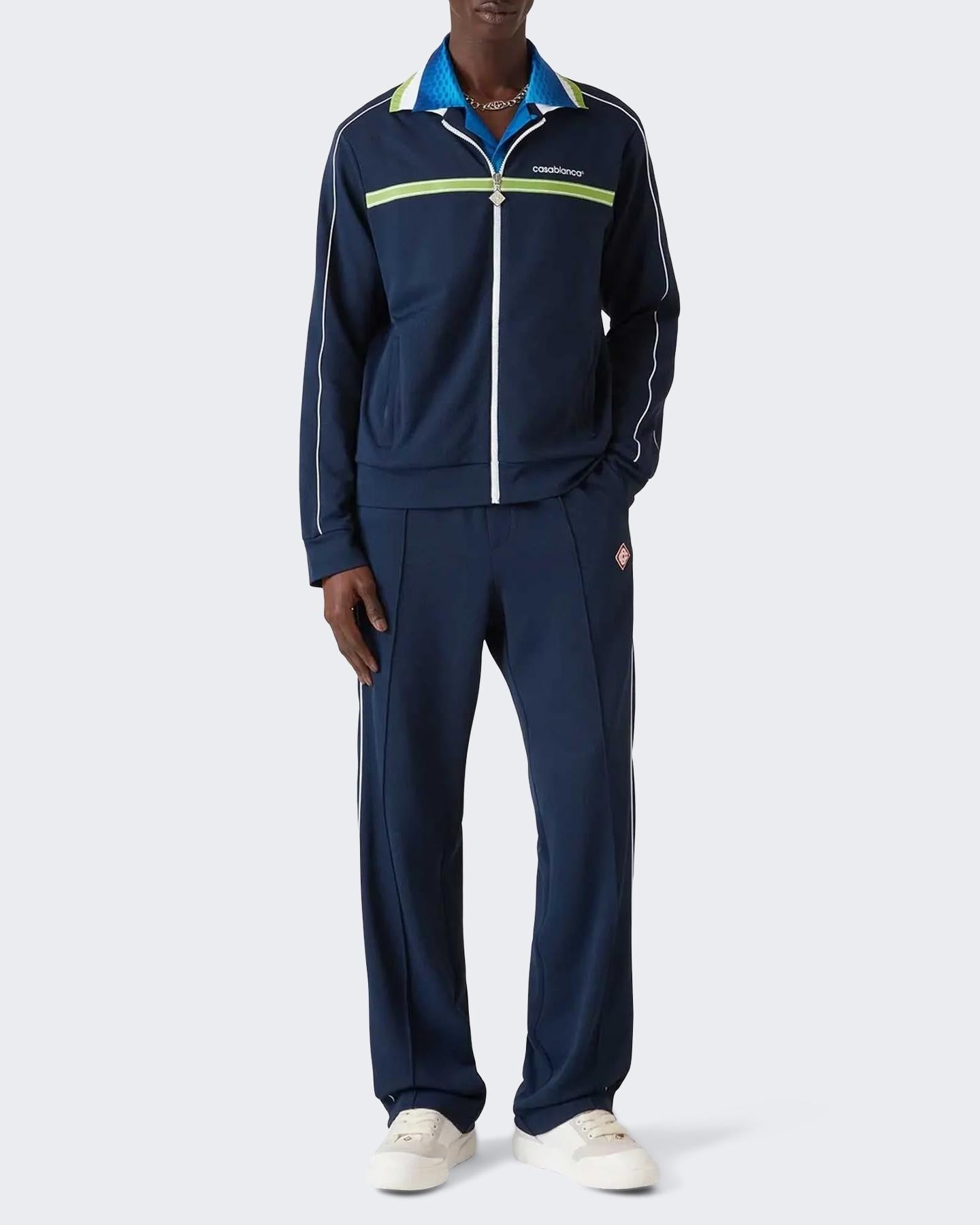 Heren Round Pique Track Jacket