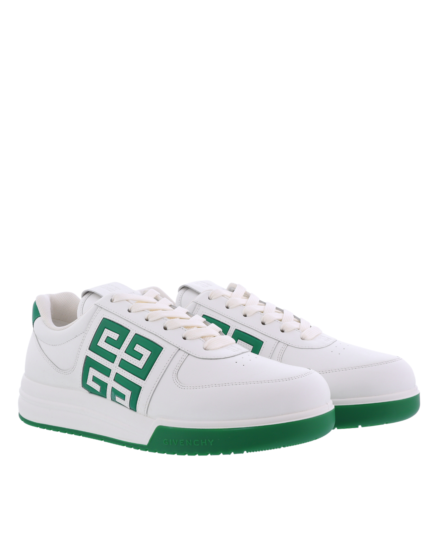 Heren G4 Low Sneakers Wit/Groen