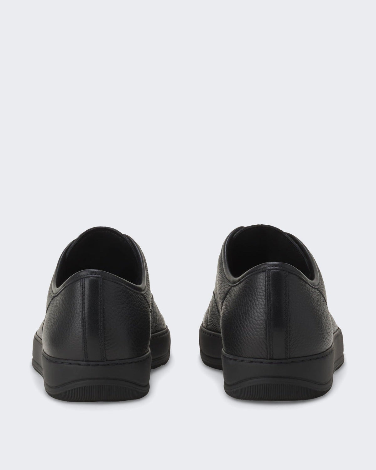 Lanvin Heren Dbb1 Sneakers Grained Leather Zwart - Eleganza.nl