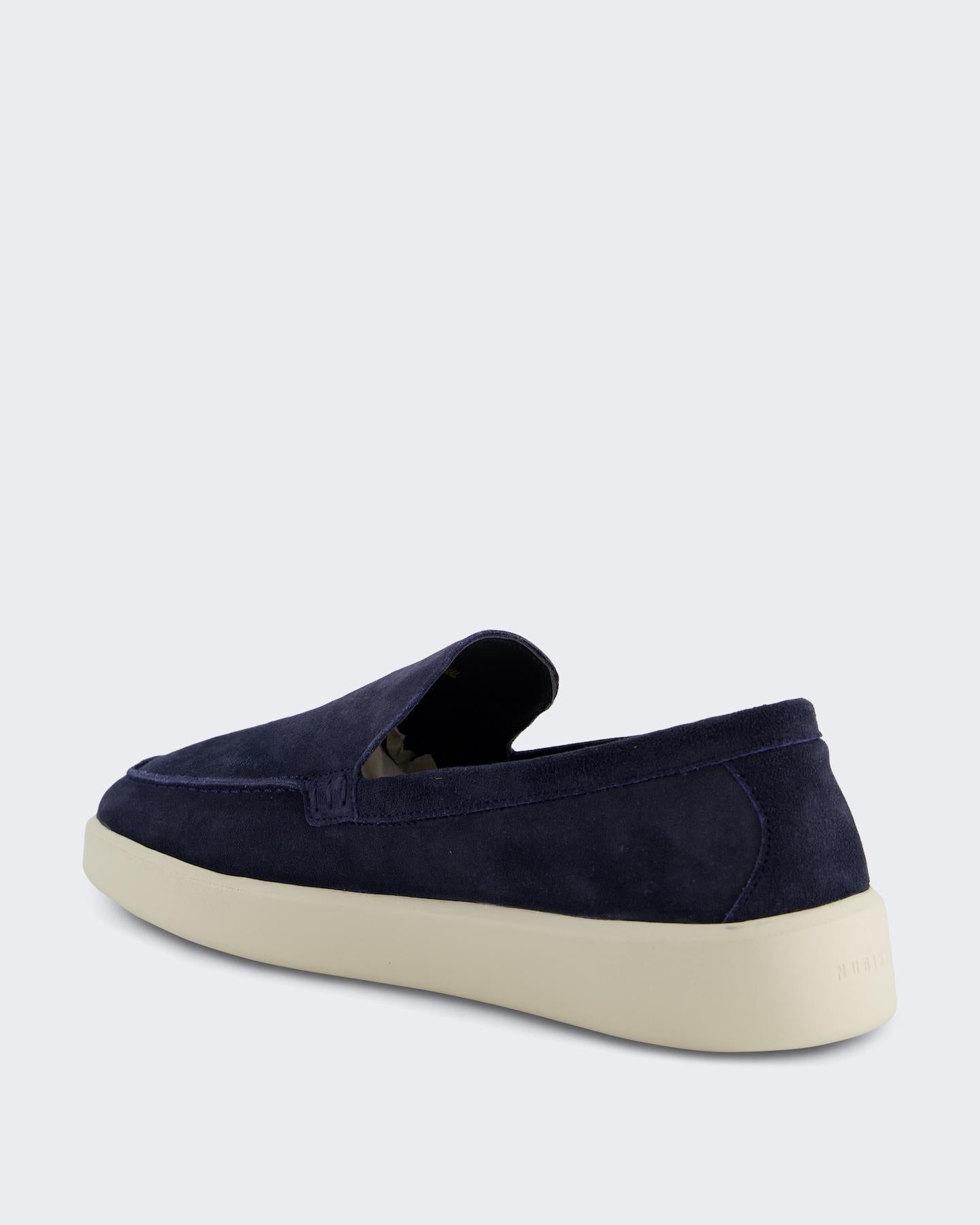 Heren Nubikk Loafer Blauw