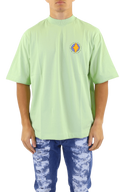 Herren Sunset Bird Dbl Hem Over Tee — huidige kleur