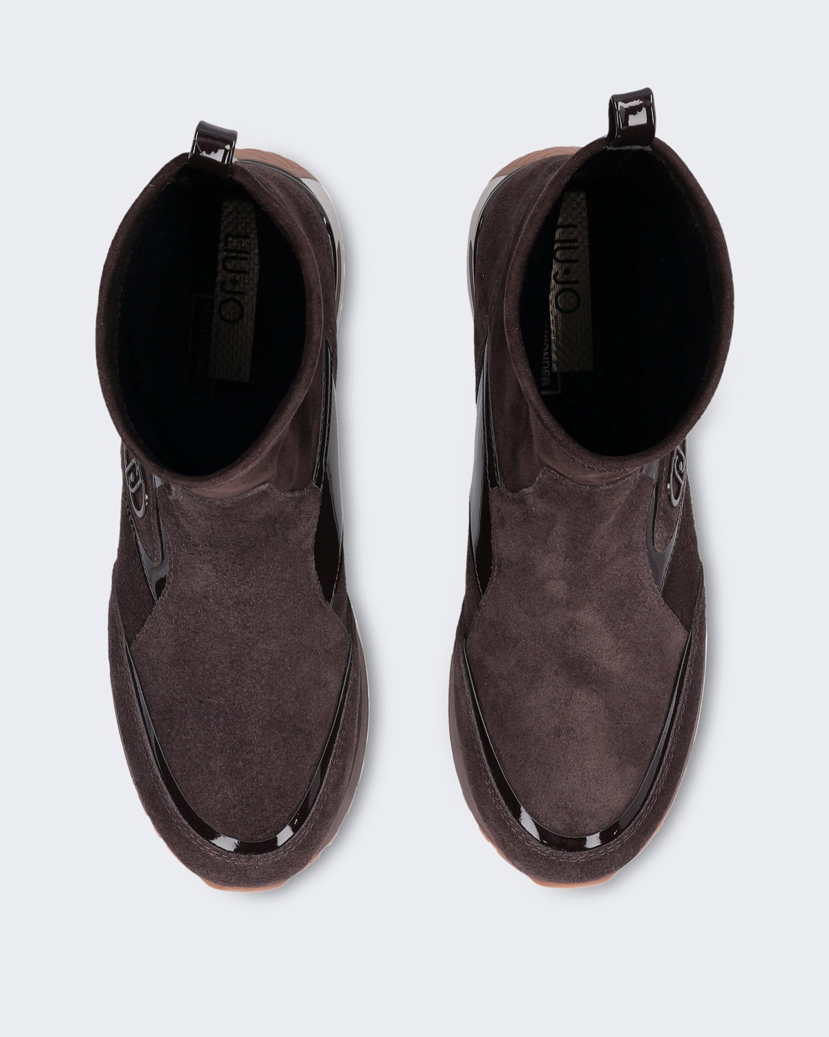 Liu Jo Dames Maxi Wonder 104 sneaker in mokabruin Bruin - Eleganza.nl