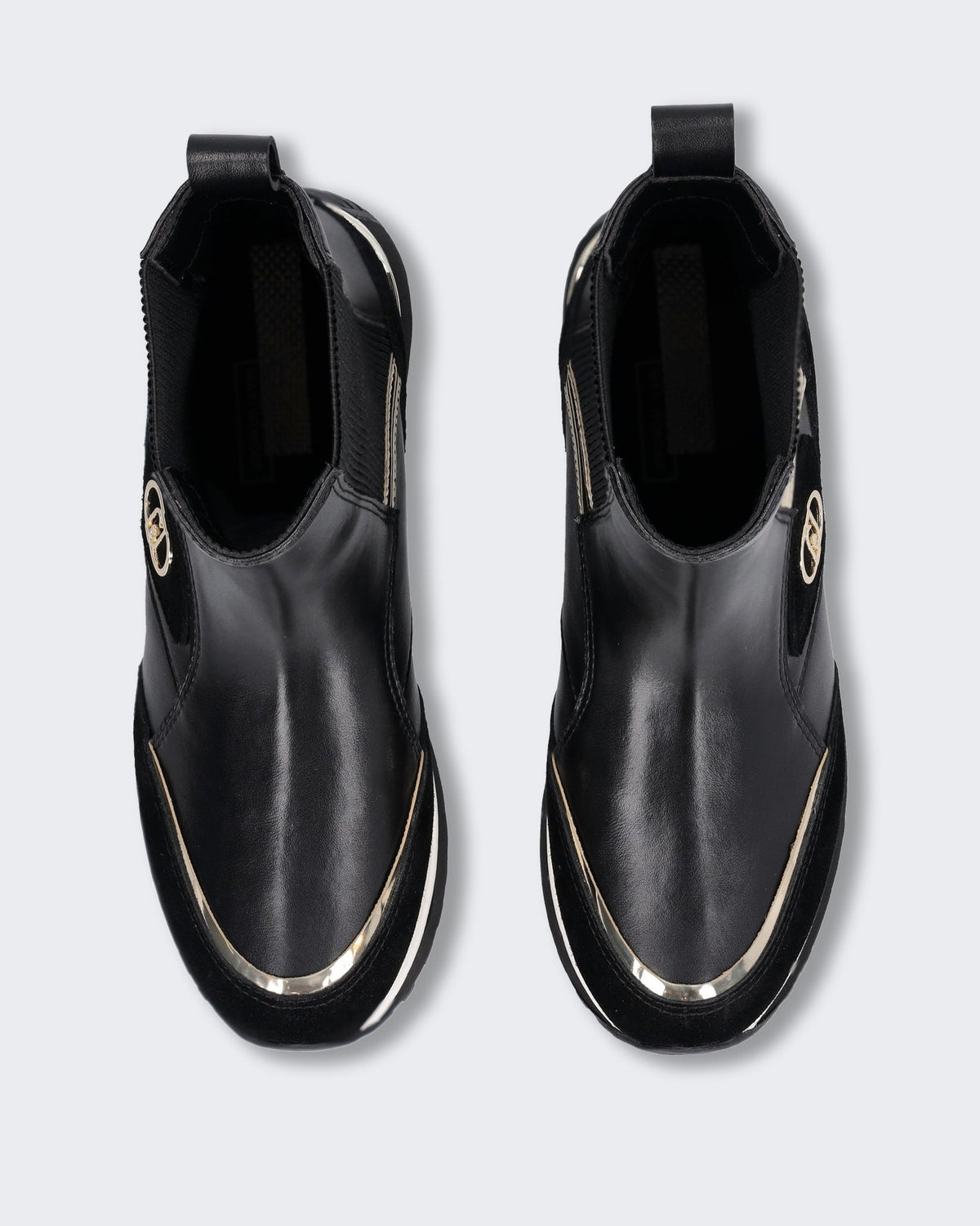 Liu Jo Dames Maxi Wonder plateau sneaker Zwart - Eleganza.nl