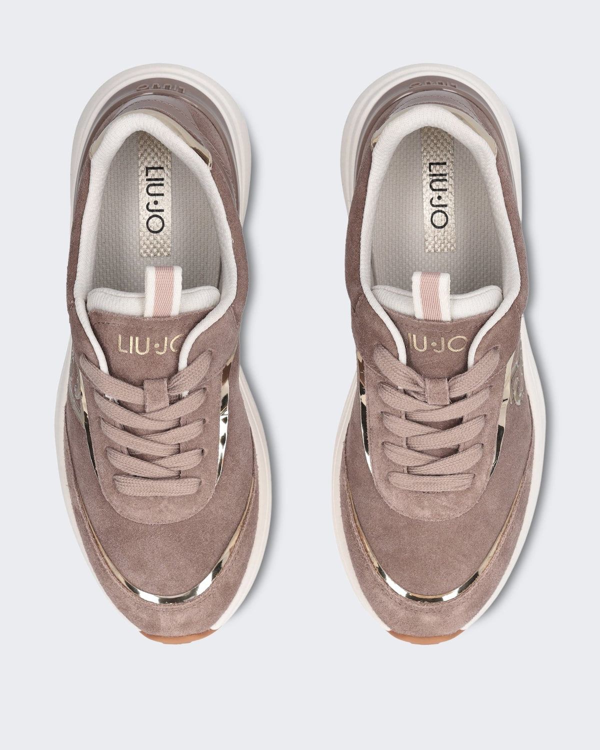 Liu Jo Dames Stardust 01 sneaker in havana Bruin - Eleganza.nl