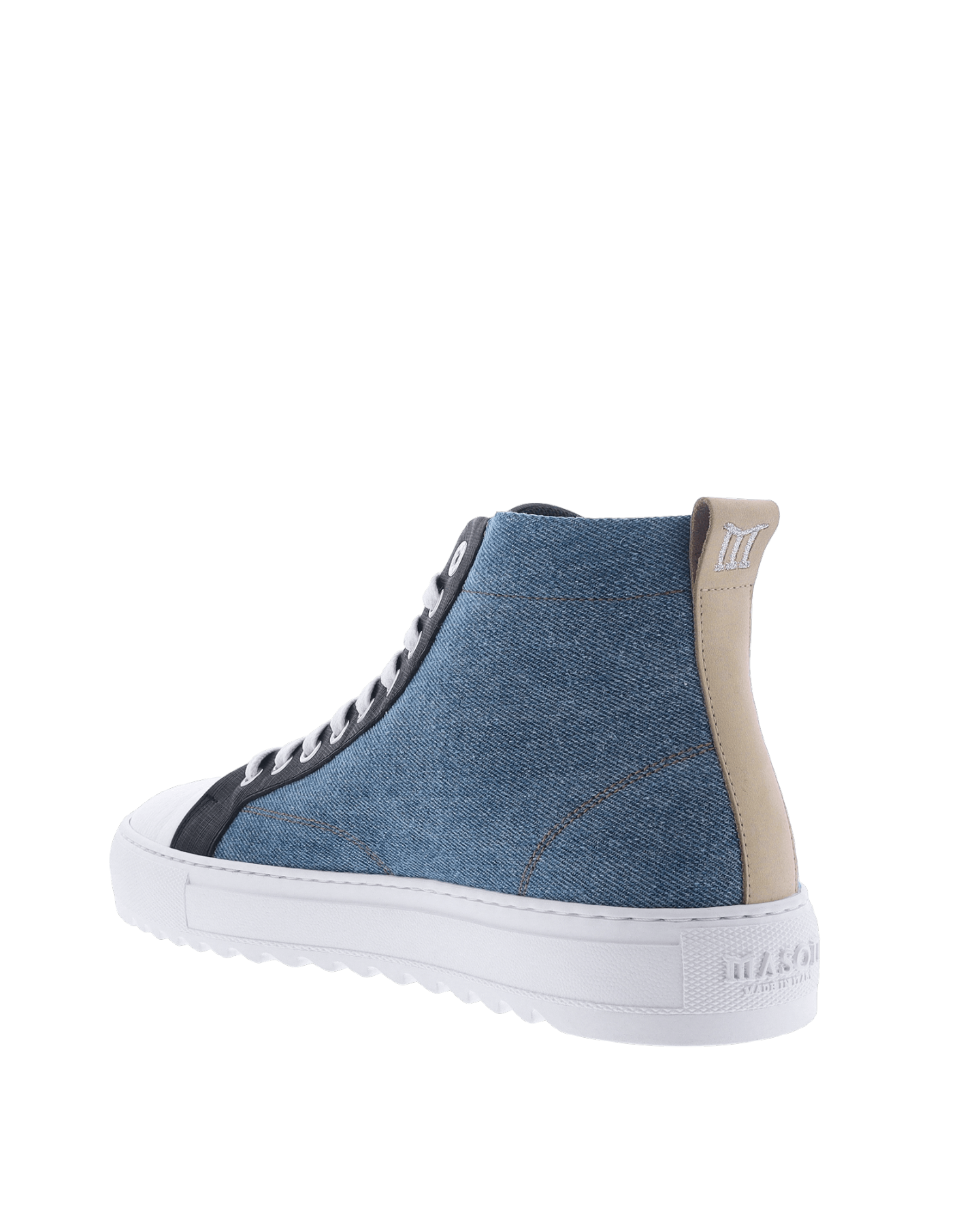 Heren Astro Hightop Sneaker Blauw