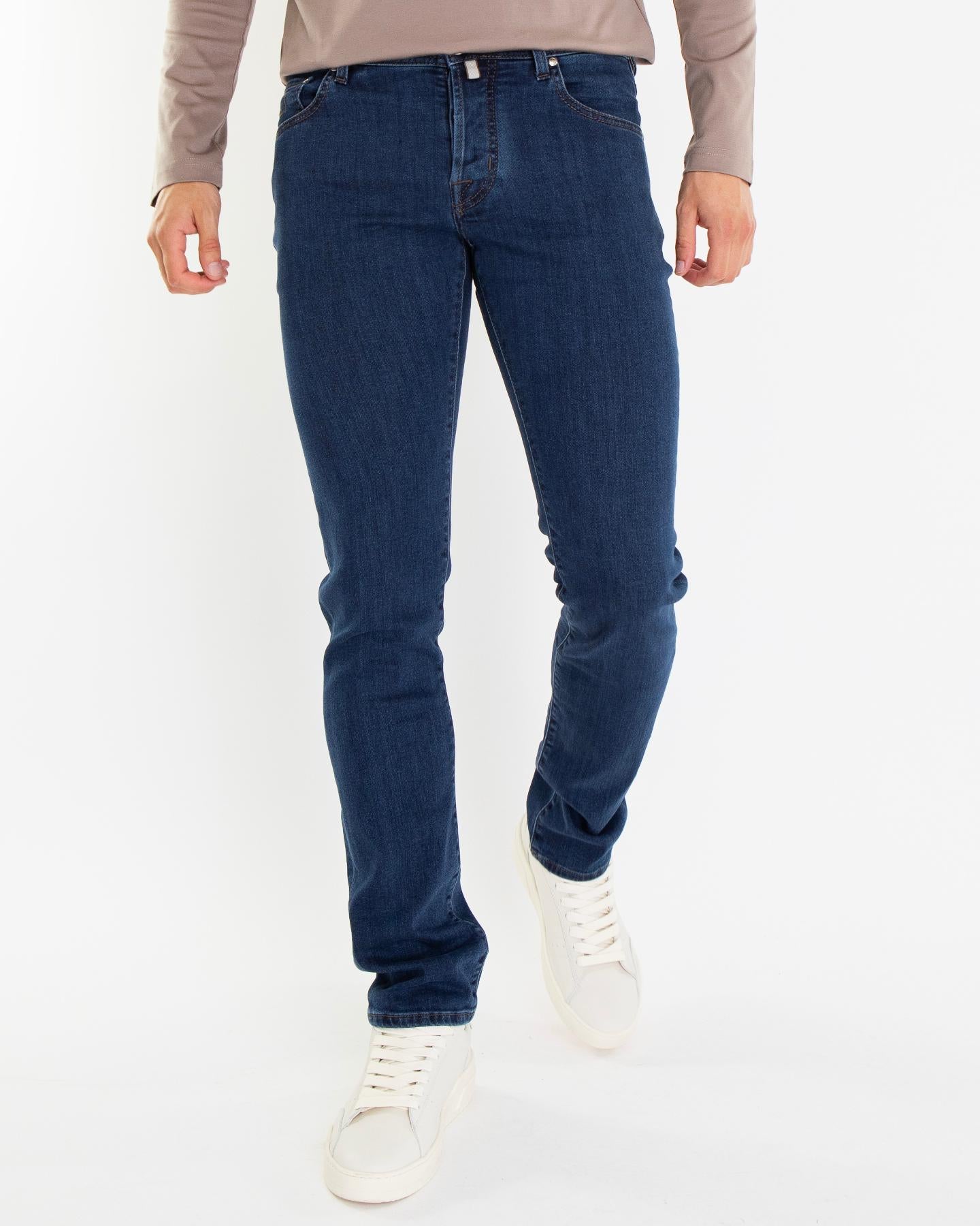 Heren Nick Slim Jeans Blauw