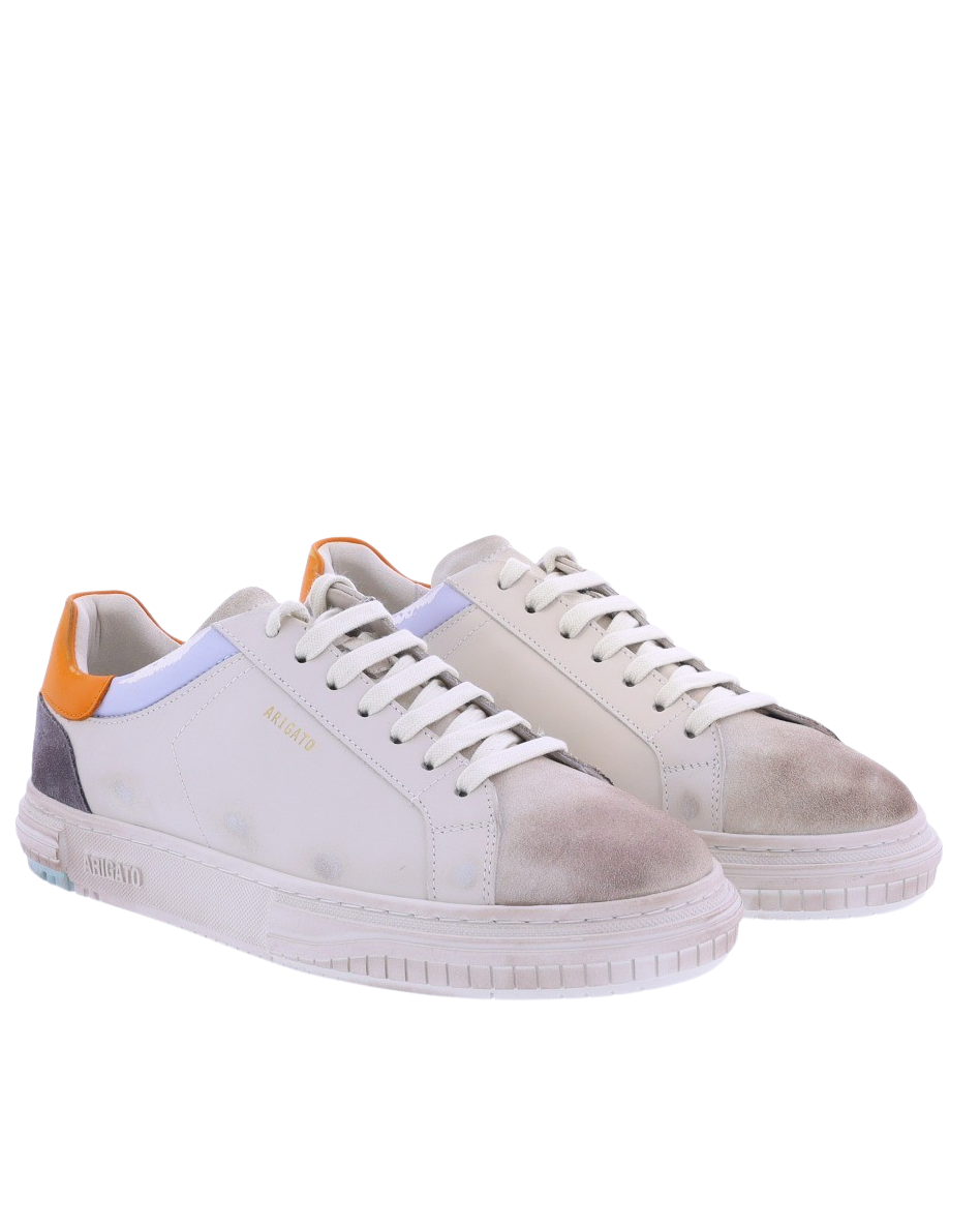 Heren Atlas Distressed Sneaker Wit