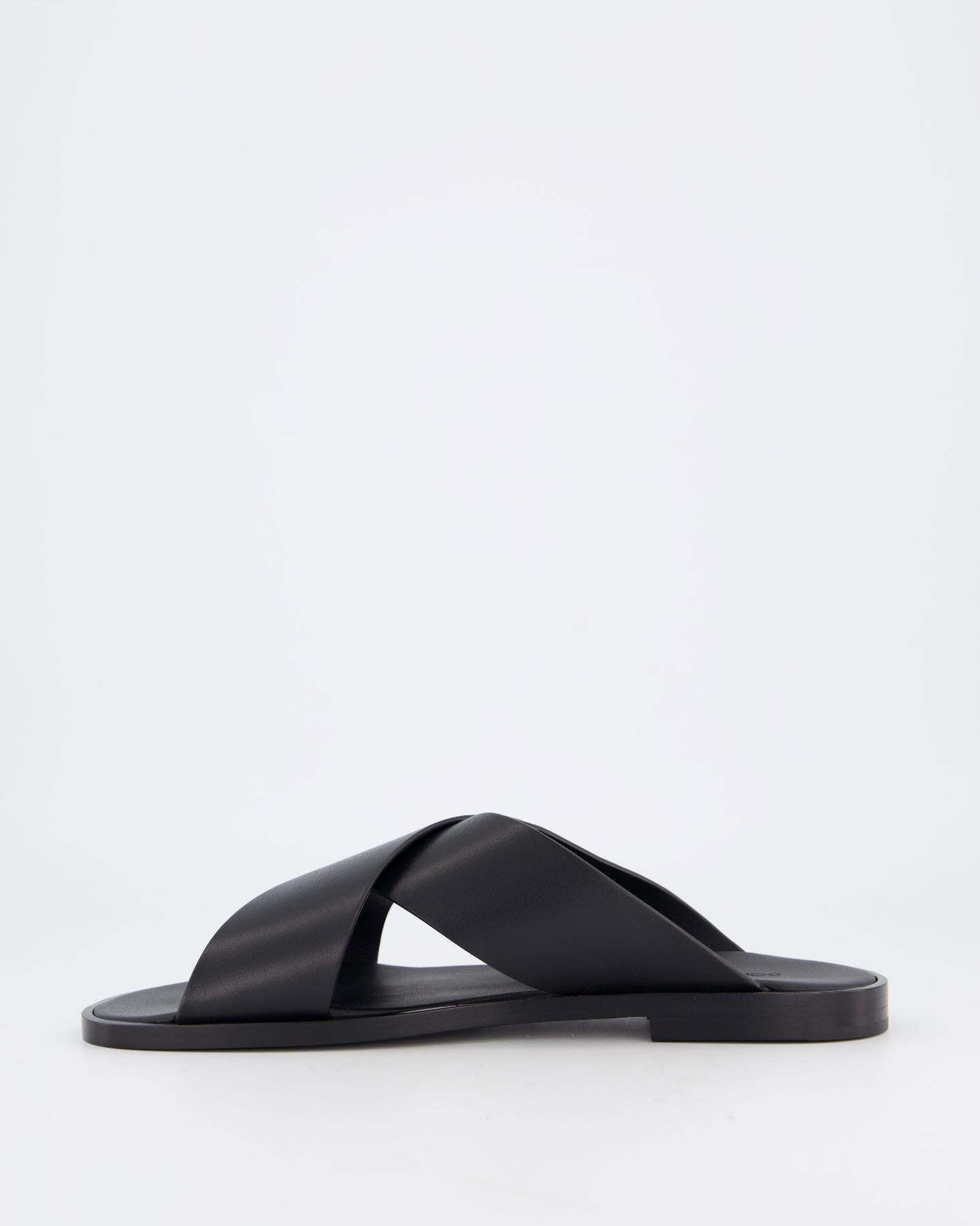Heren Cross Slide Zwart