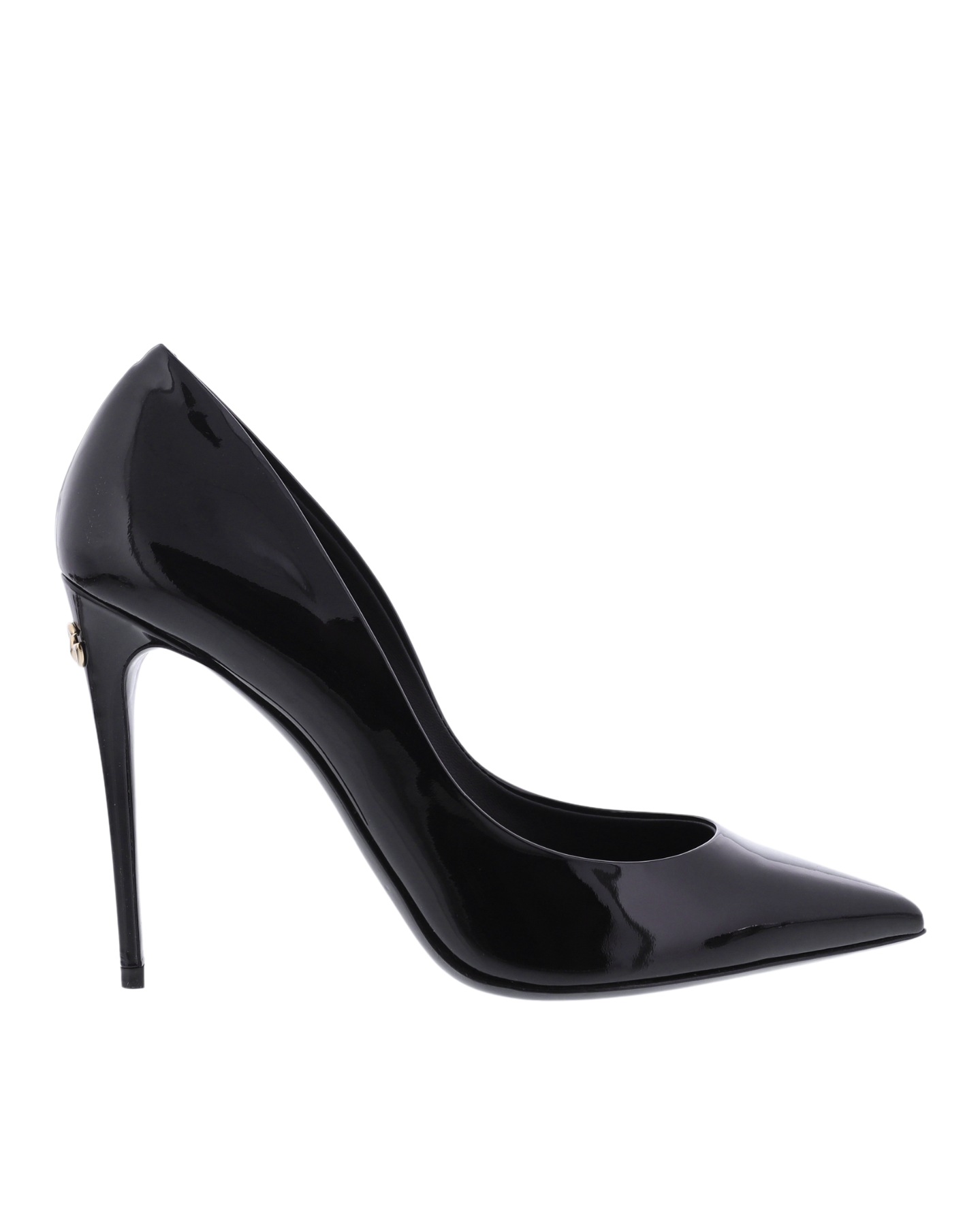 Black patent leather online pumps