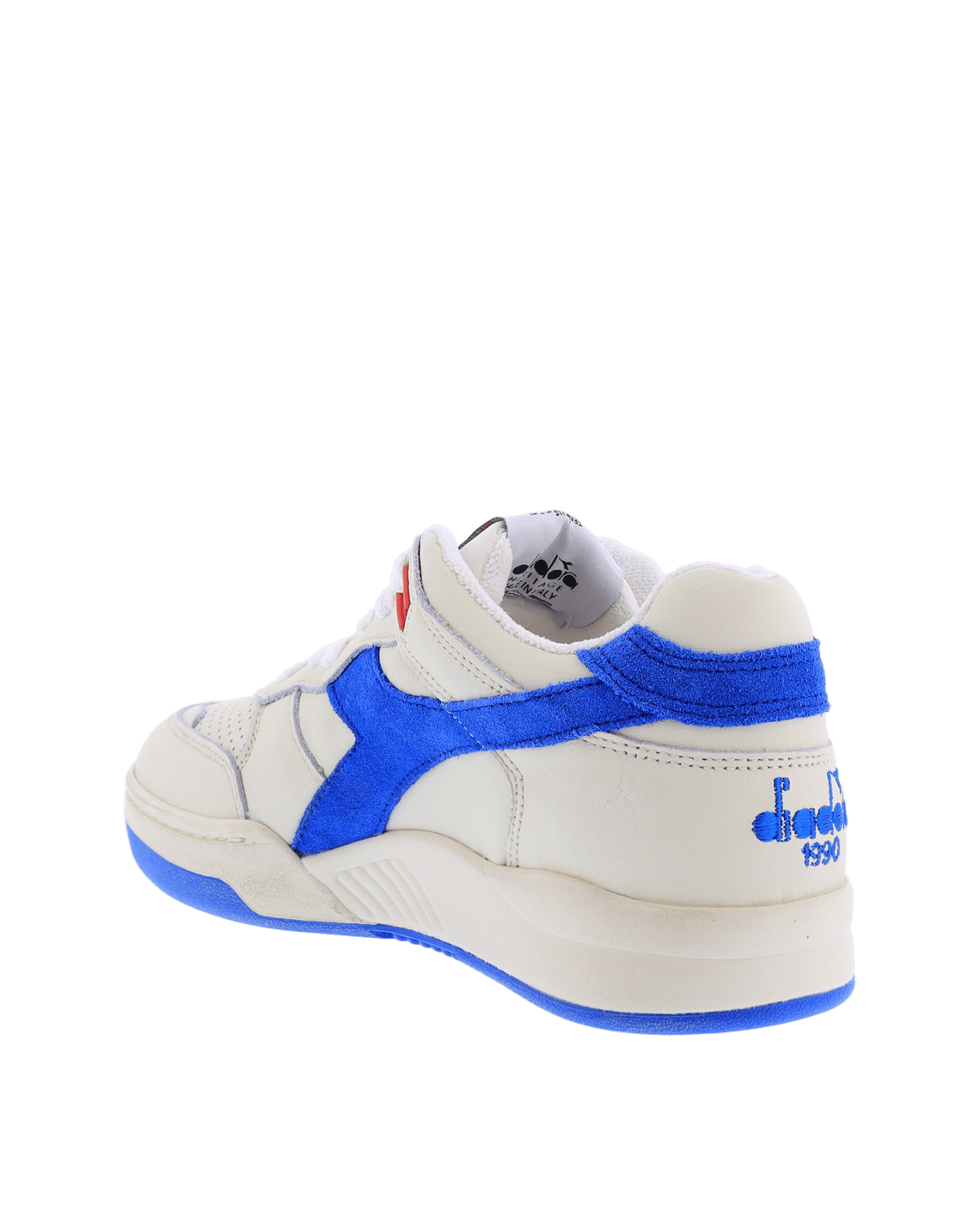 Diadora Dames B560 Used Wit/Blauw sneakers – foto 2