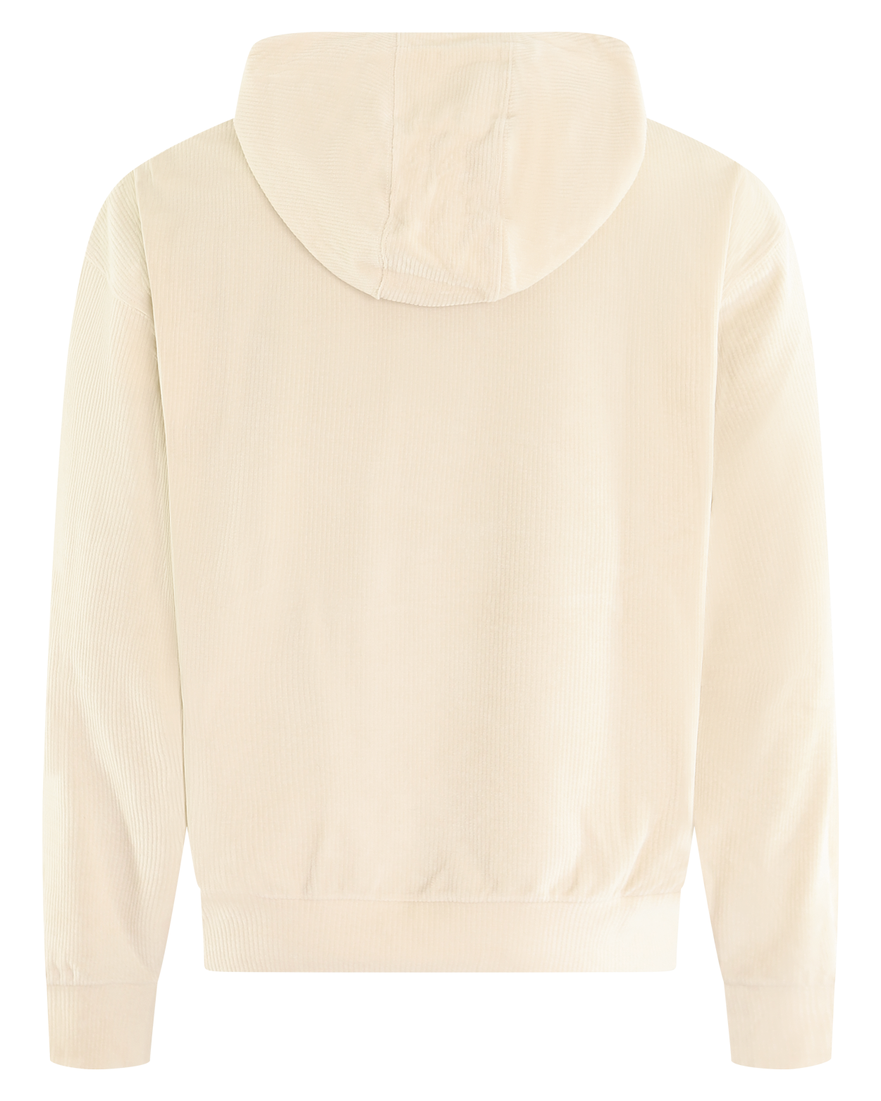 Heren Velvet Hoodie Beige
