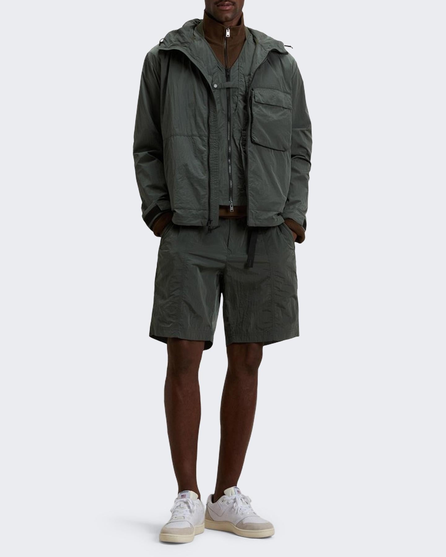 Woolrich Heren Shiny Nylon Hooded Jacket