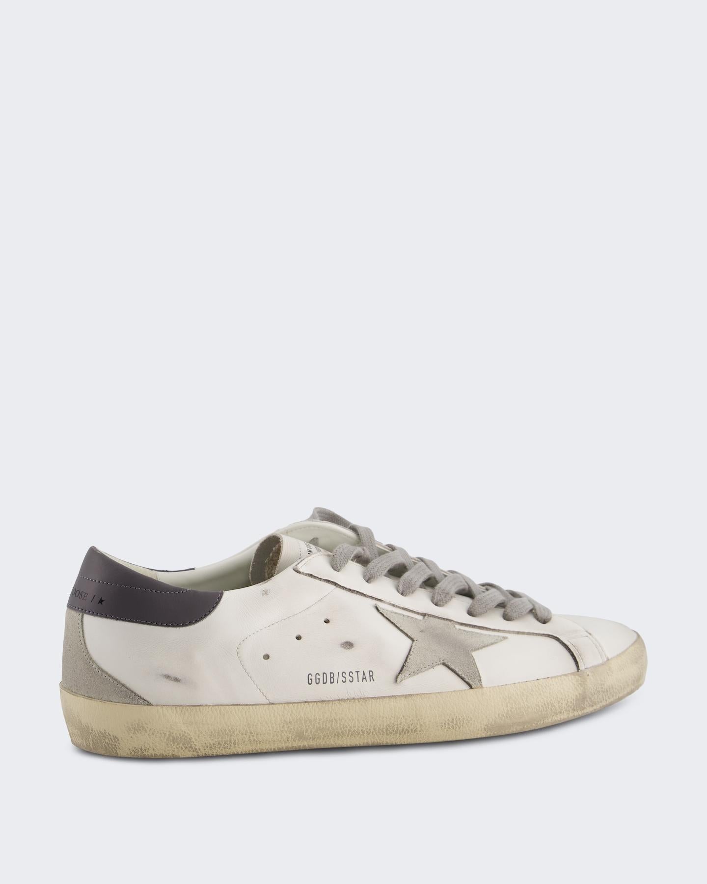 Heren Super Star Sneaker Wit/Grijs