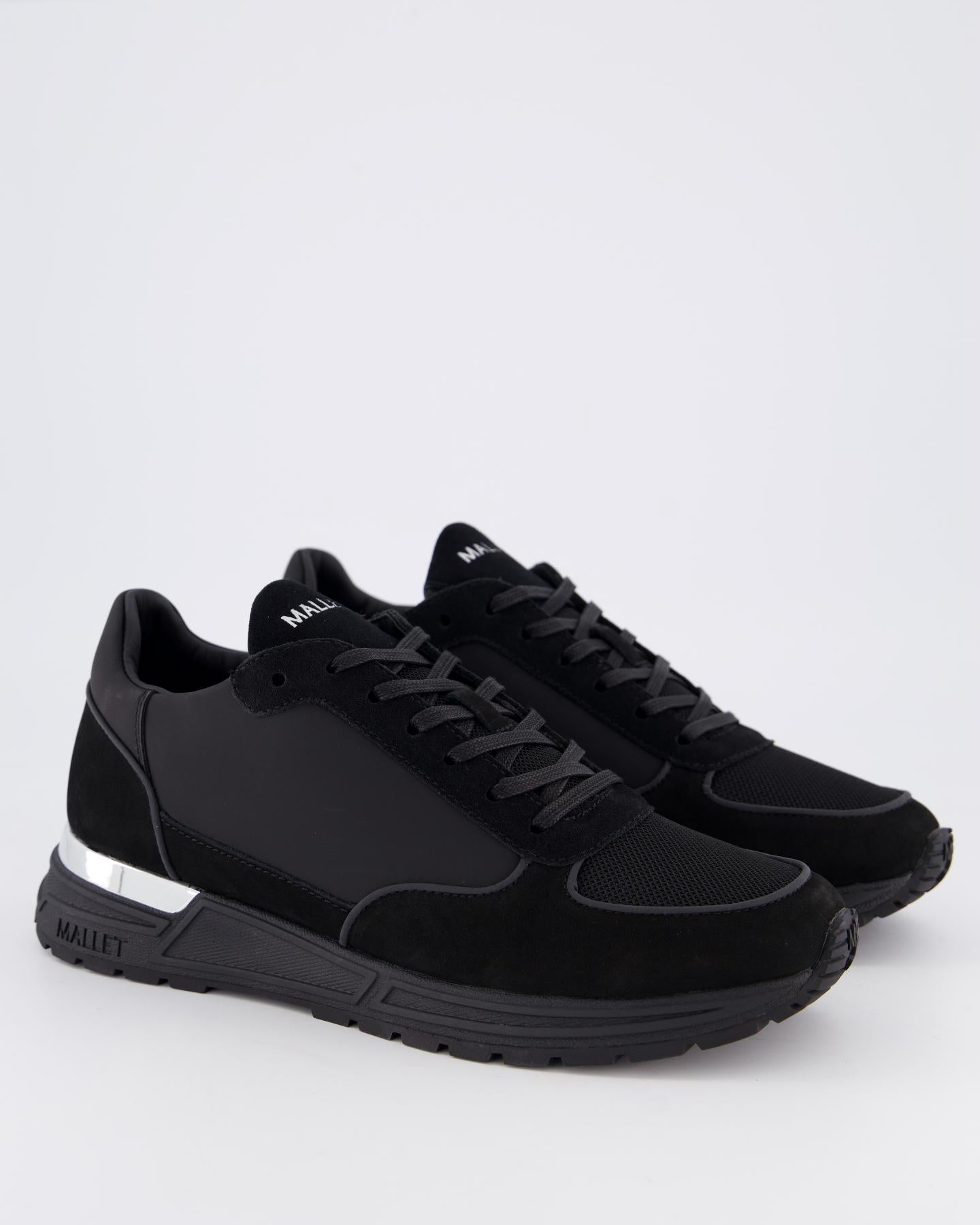 Mallet Footwear Heren Popham Lite Zwart leer - Eleganza.nl