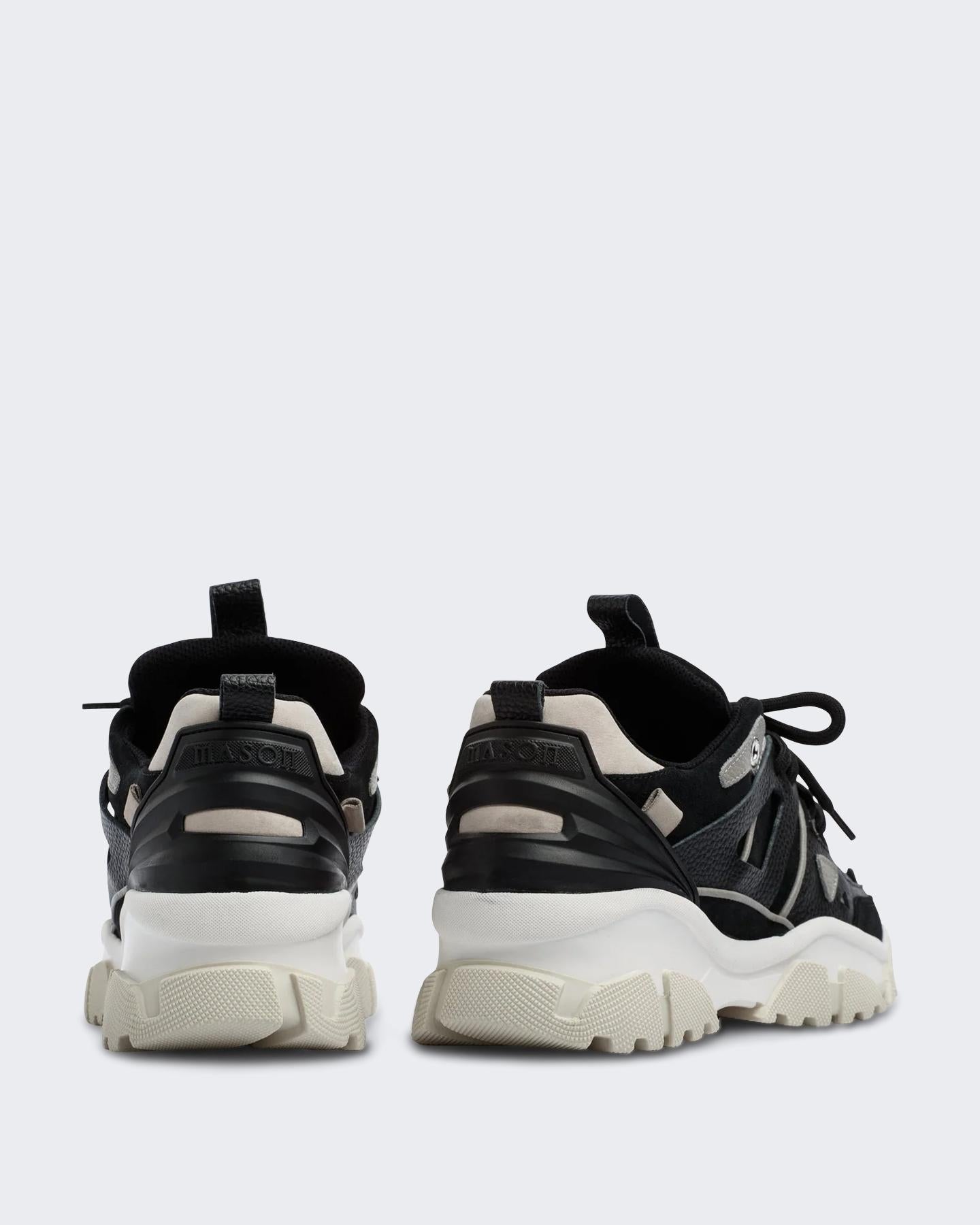 Mason Garments Heren Genova Sneaker Zwart - Eleganza.nl