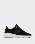 Herren Runner Sneaker mit Colorblock Details in Schwarz