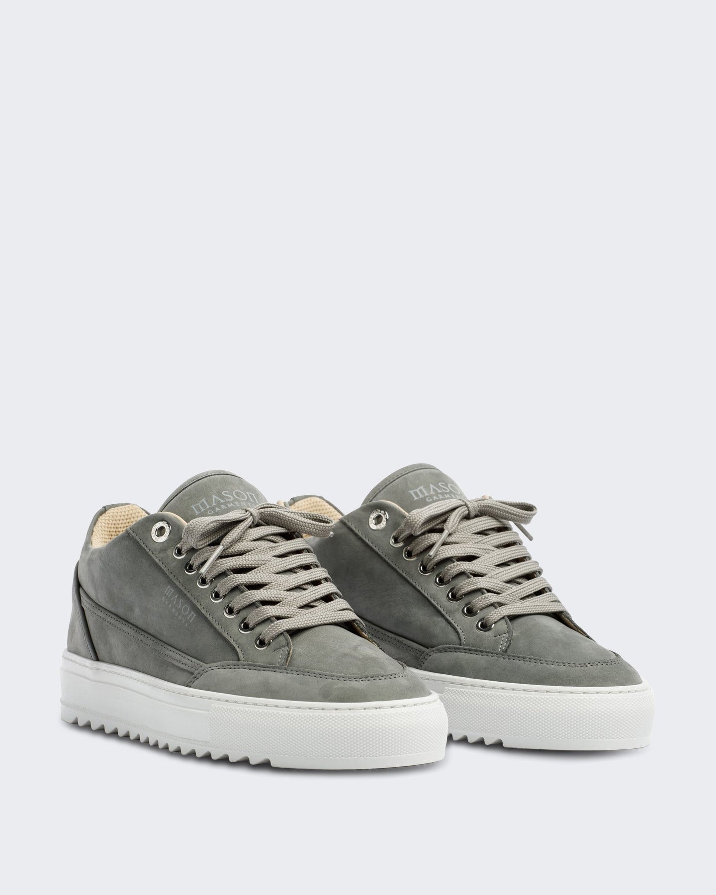 Mason Garments Heren Tia Sollevamento sneaker in Grijs - Eleganza.nl