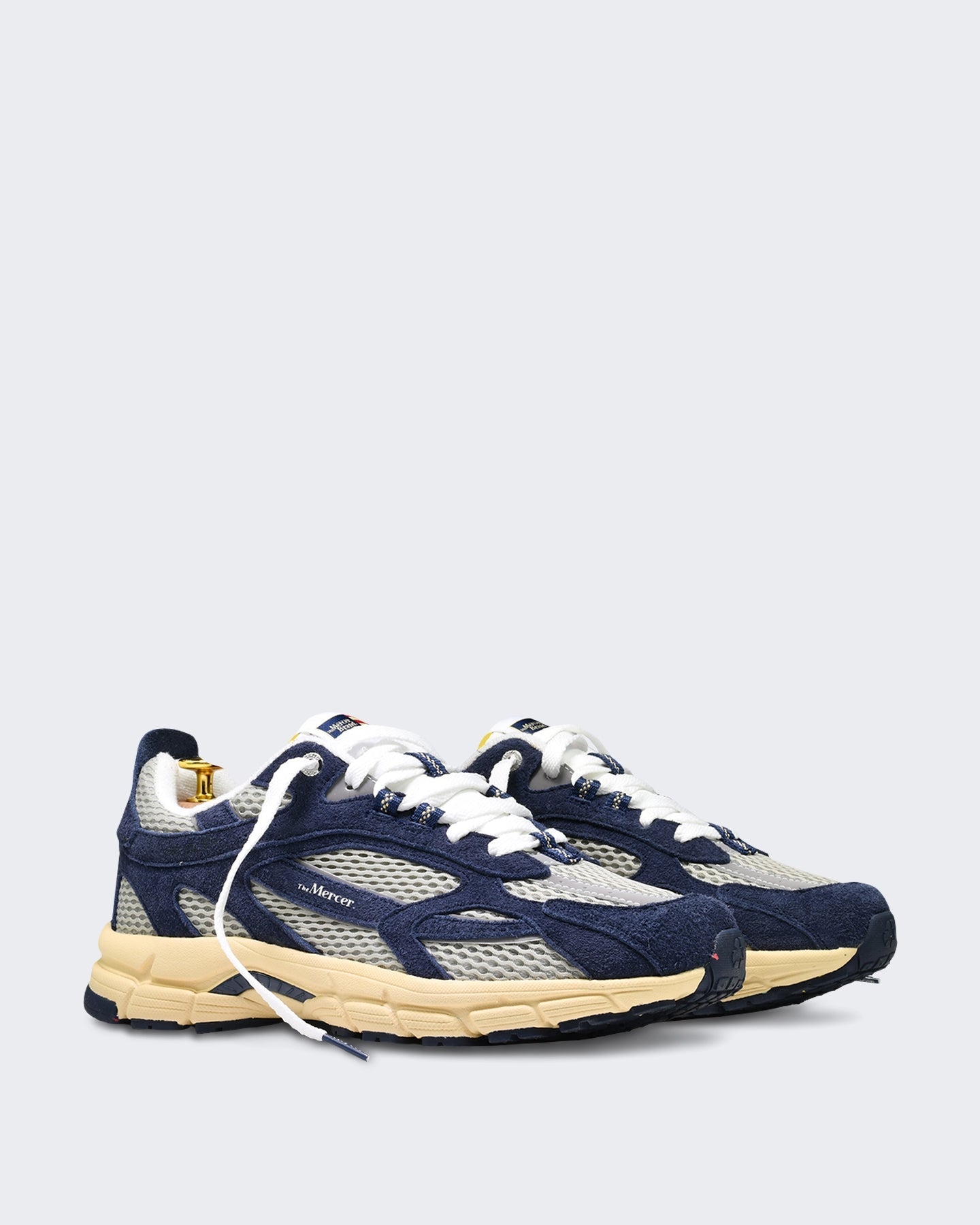 Mercer Unisex Lage sneaker met klassiek Americana design Blauw - Eleganza.nl