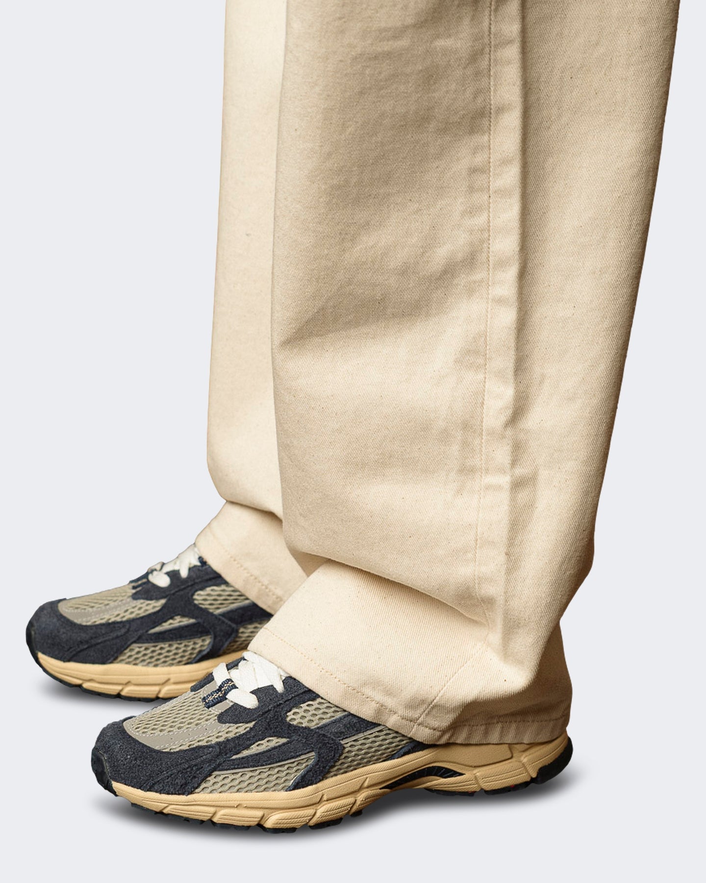 Mercer Unisex Lage sneaker met klassiek Americana design Blauw - Eleganza.nl