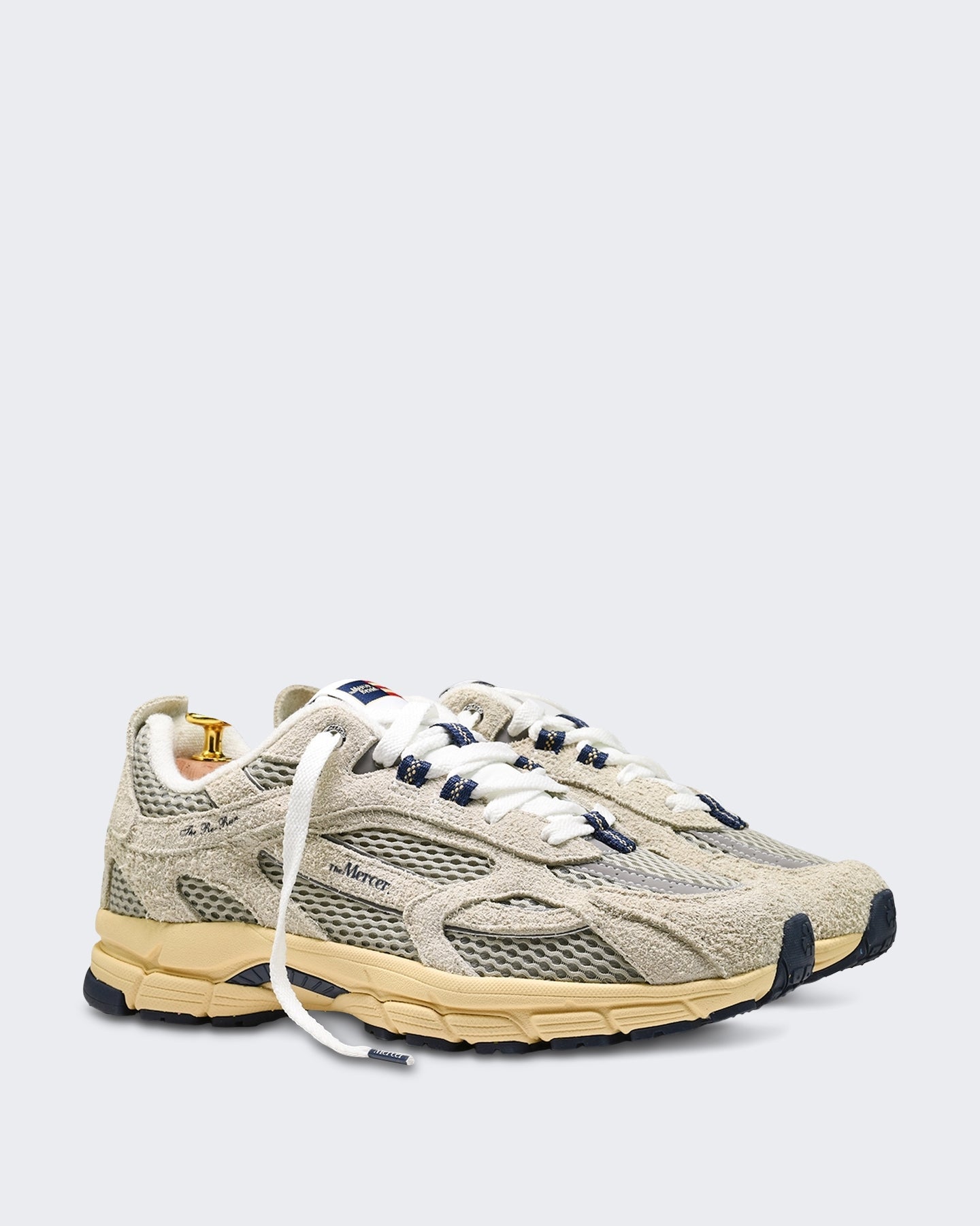 Mercer Unisex Lage sneaker met klassiek Americana design Wit - Eleganza.nl