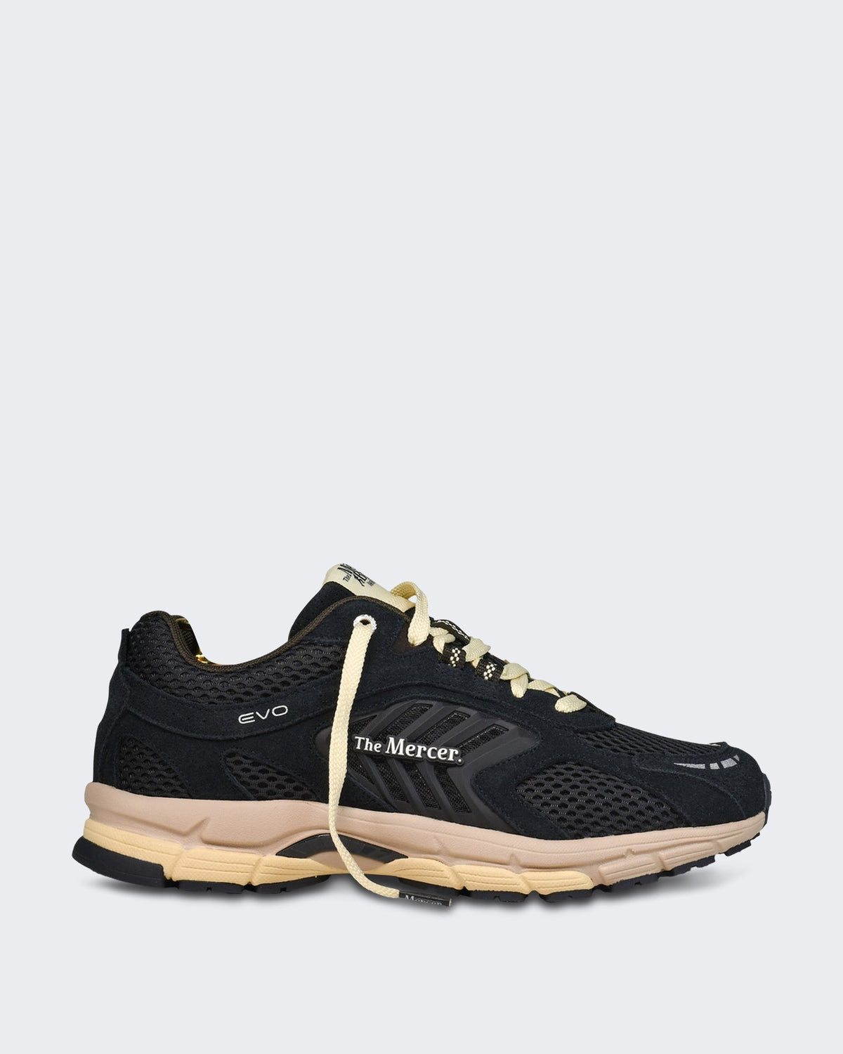 Mercer Unisex Sneaker met nubuck leer in Grijs - Eleganza.nl