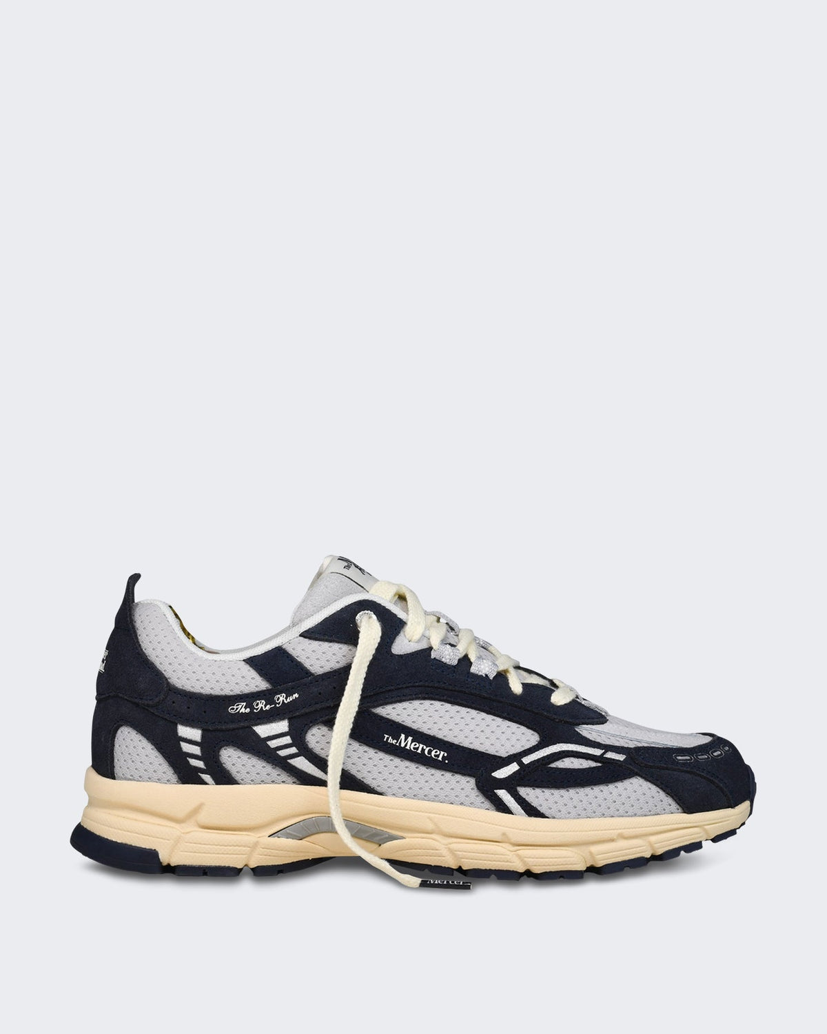 Mercer Unisex Vintage sneaker met retro uitstraling Blauw - Eleganza.nl