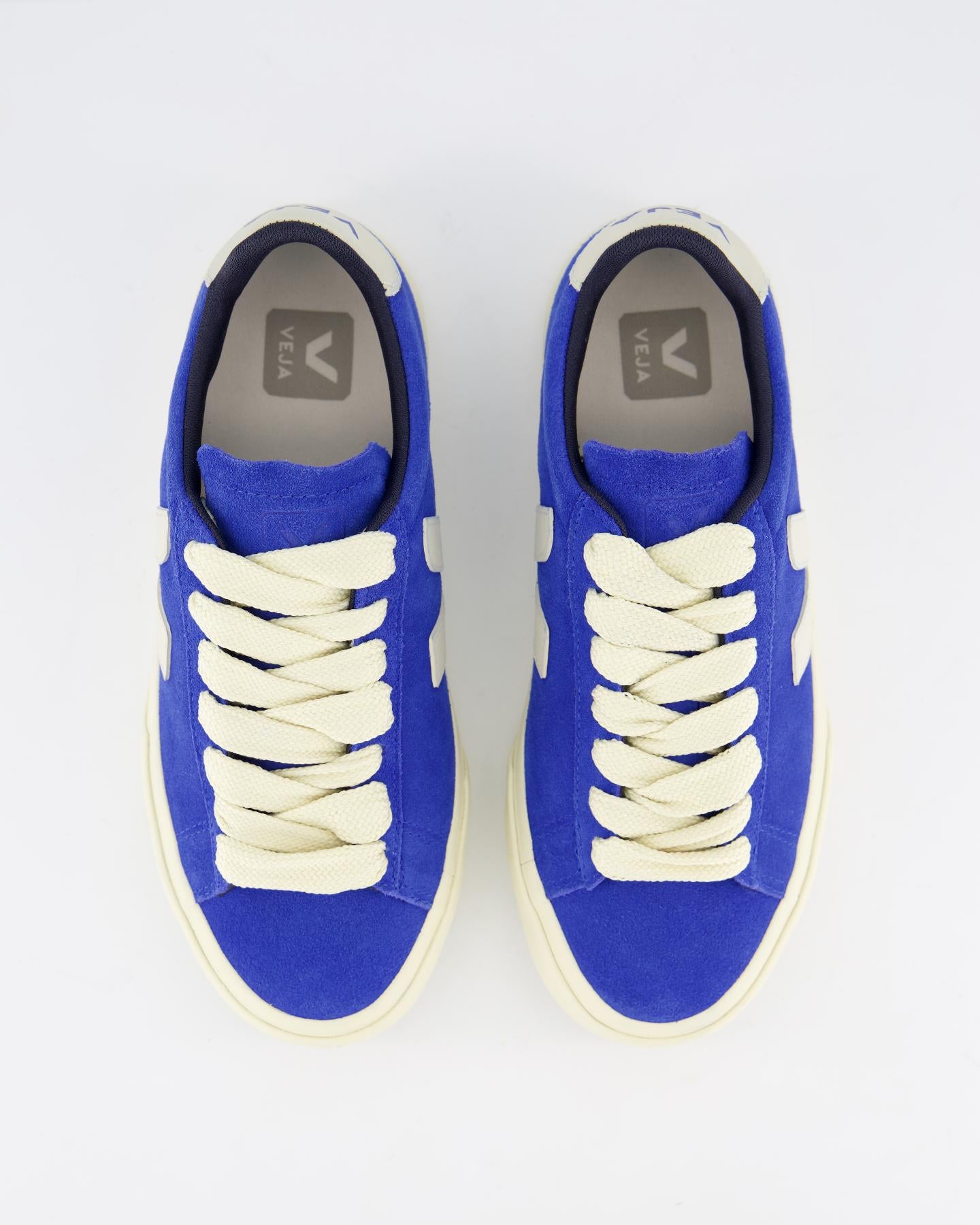 Dames Campo Suede Sneaker Blauw
