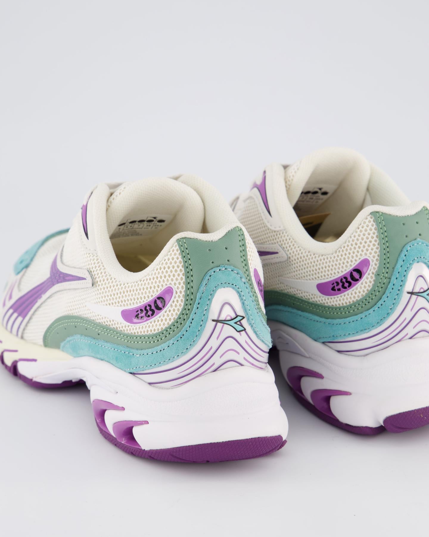 Dames Mythos 280 Sneaker Wit/Paars
