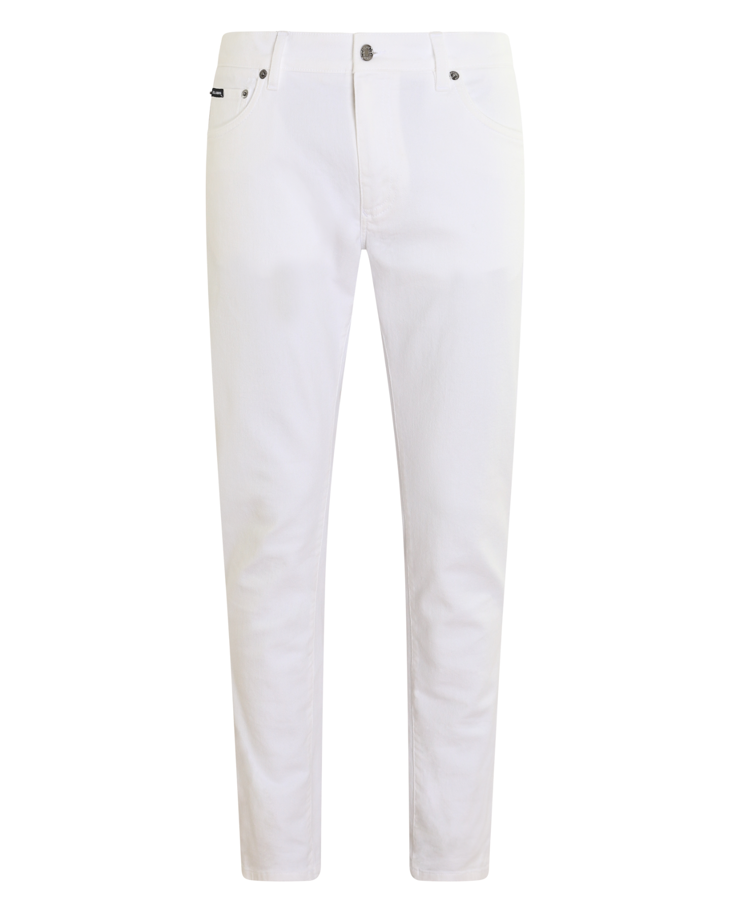 Heren Slim-fit Stretch Jeans Wit