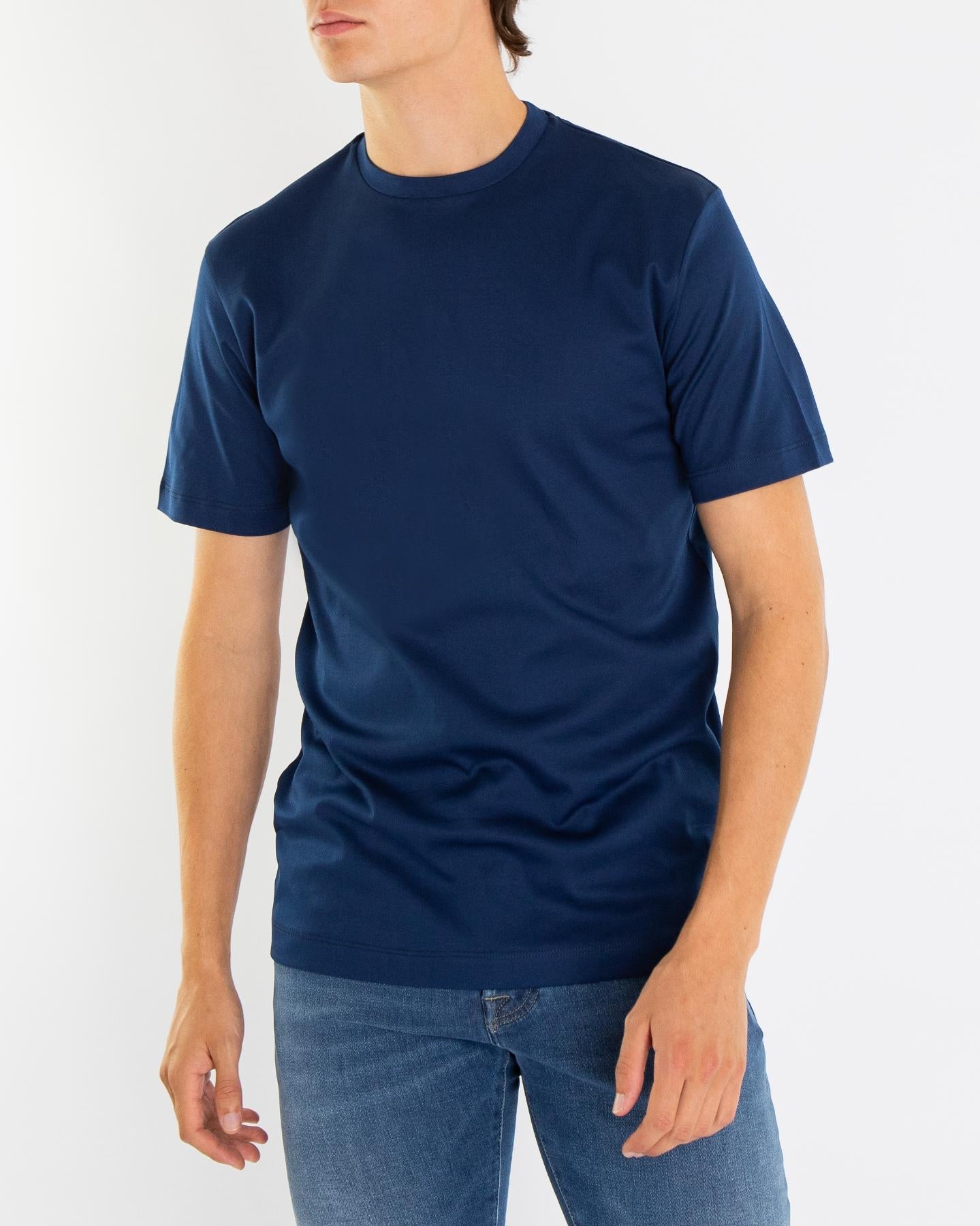 Heren Interlock Supima T-Shirt Wit