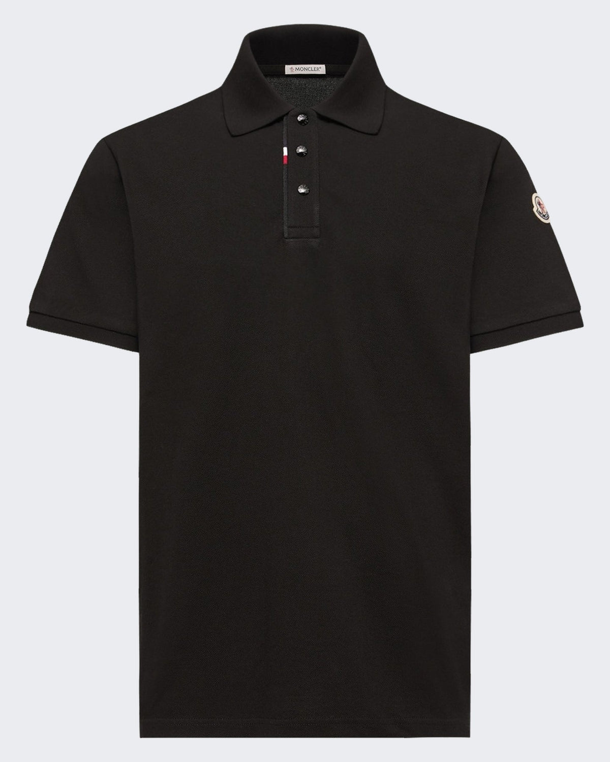 Moncler Heren Ss Polo-L20918a00017 89a16-Black Zwart - Eleganza.nl
