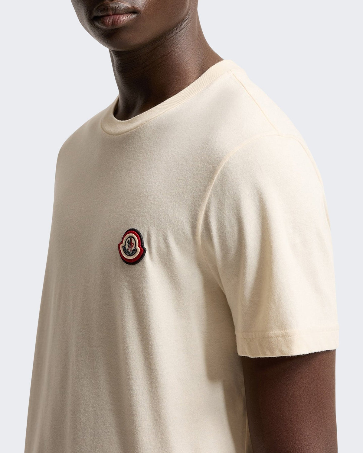Moncler Heren T-shirt met korte mouwen Grijs - Eleganza.nl
