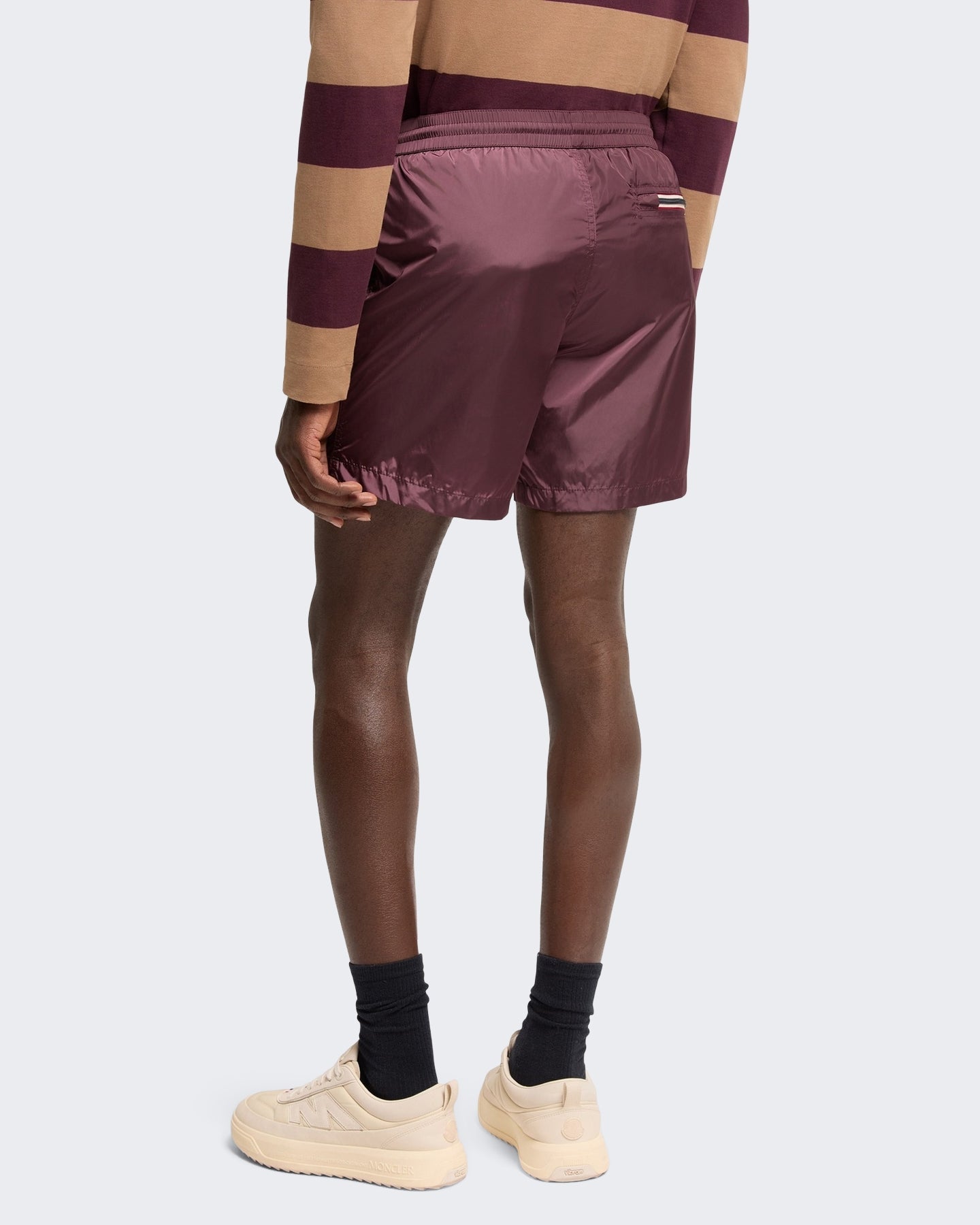 Moncler Heren Zwembroek Rood - Eleganza.nl