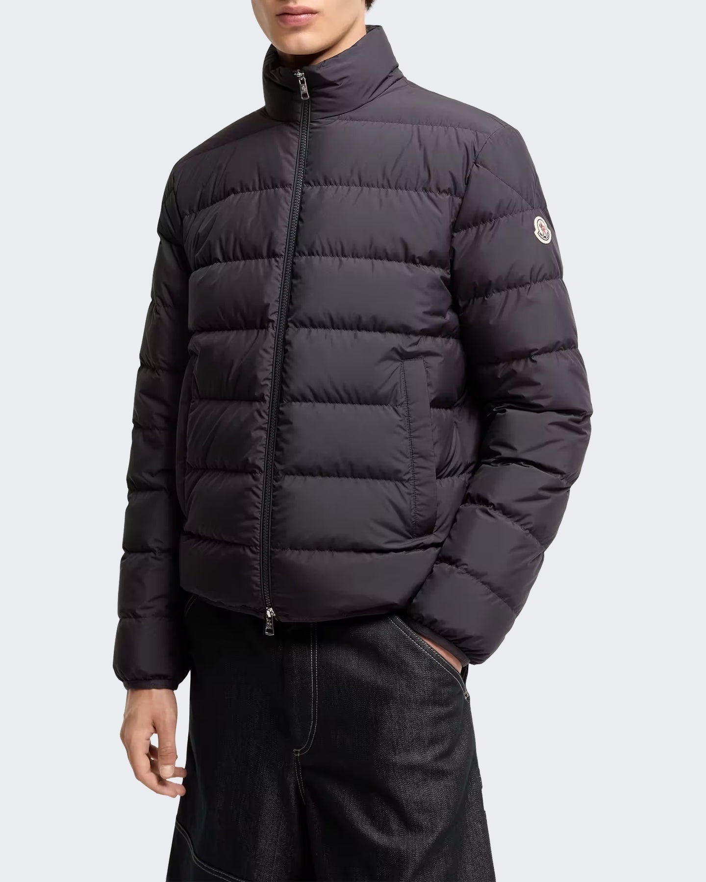 Moncler Moncler Heren Baudinet jack Blauw jas - Eleganza.nl