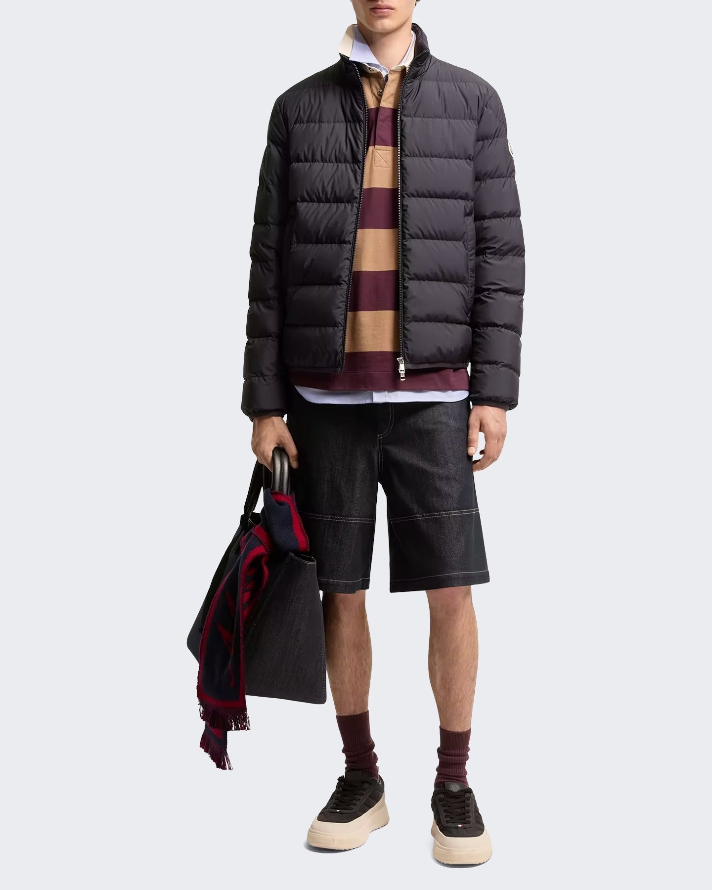 Moncler Moncler Heren Baudinet jack Blauw jas - Eleganza.nl