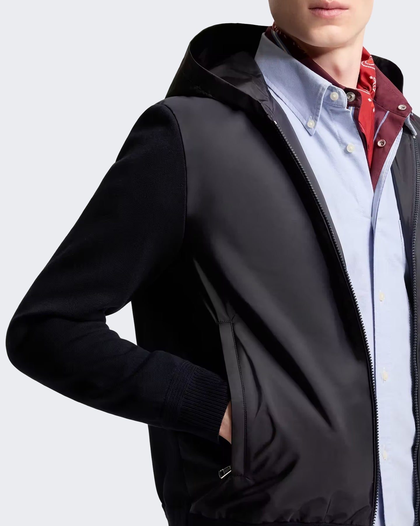 Moncler Moncler Heren Cardigan-L20919b00020 M1113-Blue Blauw - Eleganza.nl