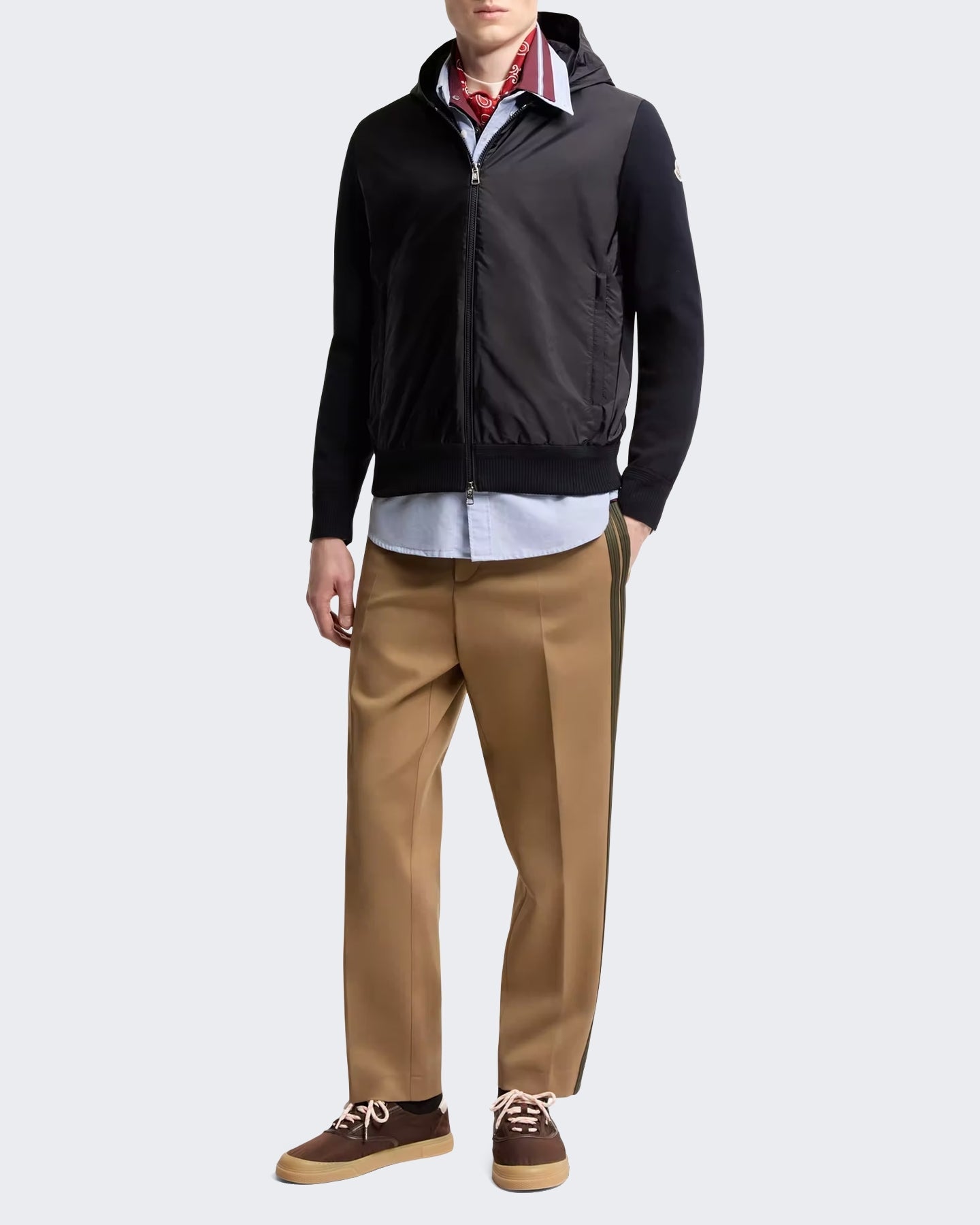 Moncler Moncler Heren Cardigan-L20919b00020 M1113-Blue Blauw - Eleganza.nl
