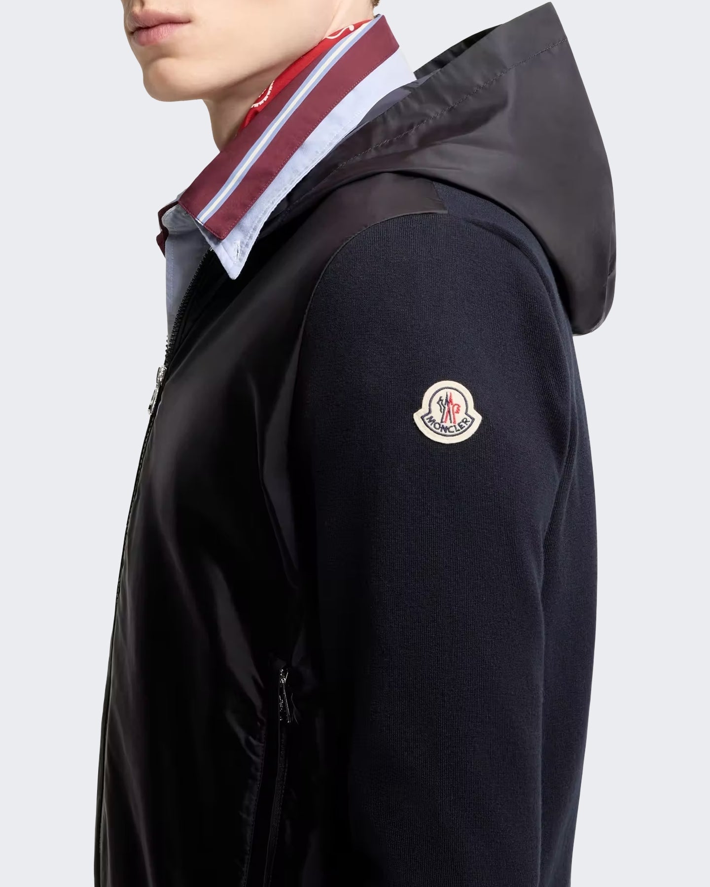Moncler Moncler Heren Cardigan-L20919b00020 M1113-Blue Blauw - Eleganza.nl